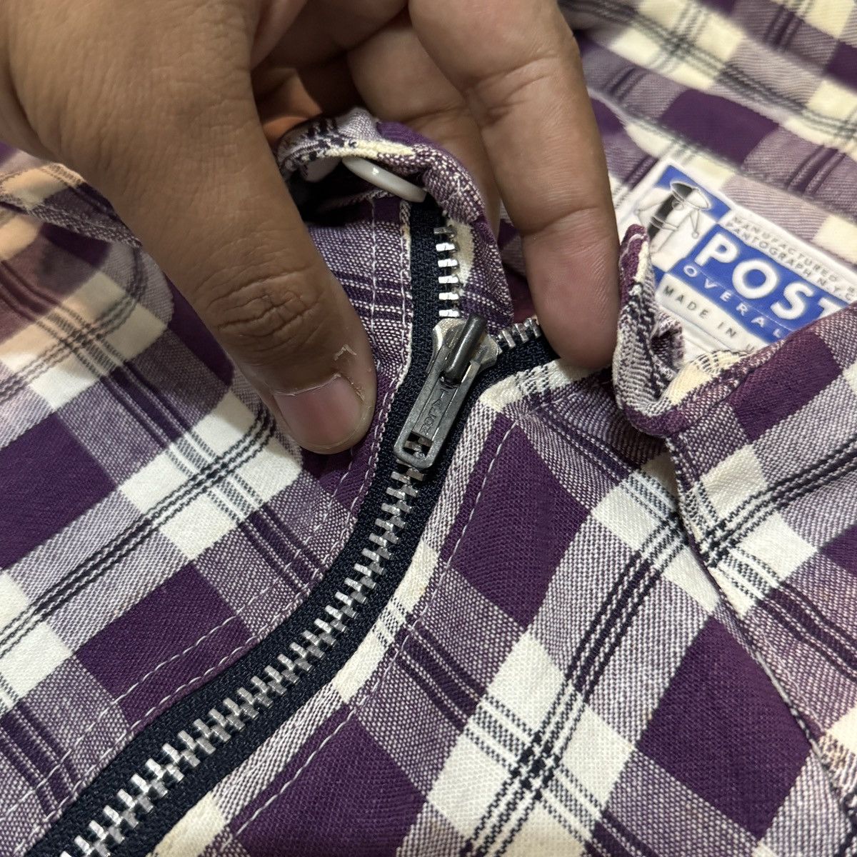 Bape Bape x Post Overalls Halfzip Shirt Size US L / EU 52-54 / 3 - 5 Thumbnail