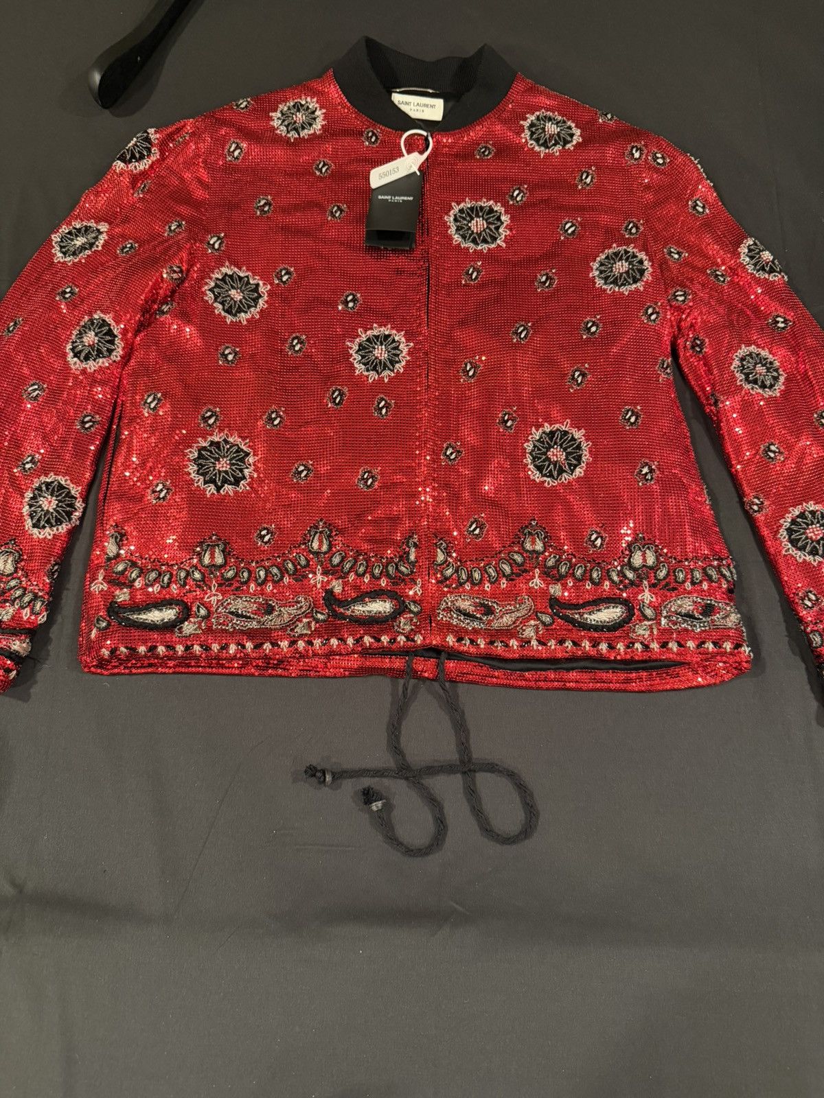 Saint Laurent Paris Saint Laurent mens metal embellished jacket 50/40. $24000 Size US M / EU 48-50 / 2 - 11 Thumbnail