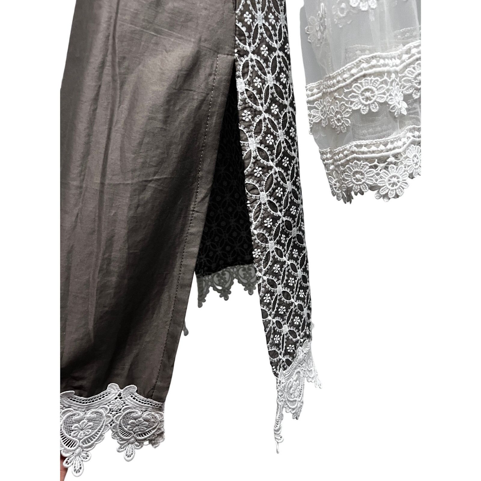 Vintage MUL MUL Vintage Boho Lace Slip On Midi Pullover Dress XS Size XS / US 0-2 / IT 36-38 - 7 Thumbnail