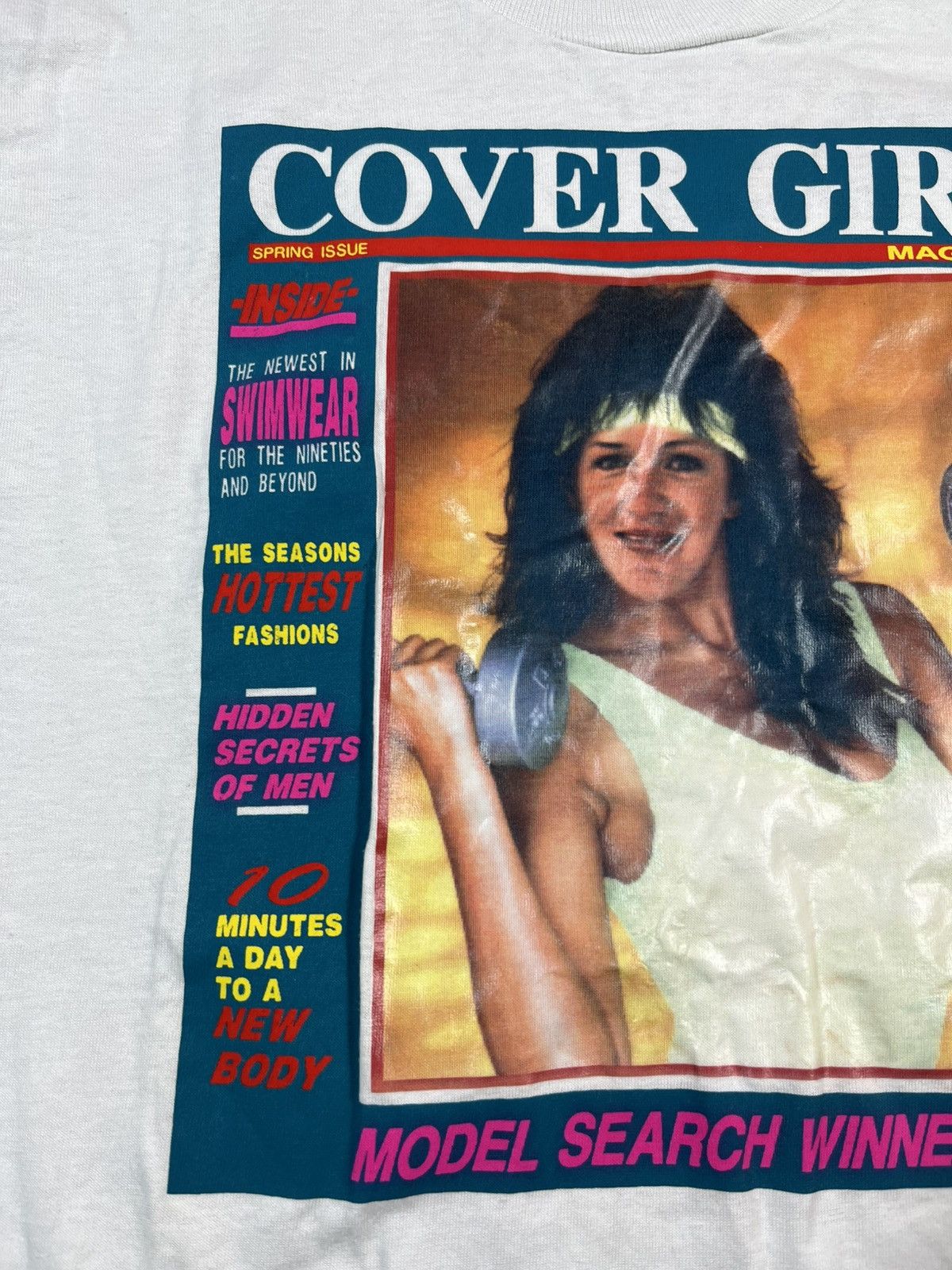 Vintage Vintage 80s Cover Girl Magazine T Shirt Very Rare Size US M / EU 48-50 / 2 - 5 Thumbnail