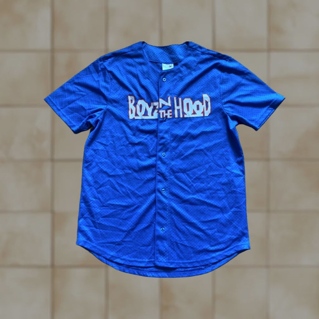 Vintage VINTAGE Boyz in the Hood S. Central 91 Jersey T Shirt Men’s M Blue Hooded 90s Theme Shirt Mens Size US M / EU 48-50 / 2 - 1 Thumbnail