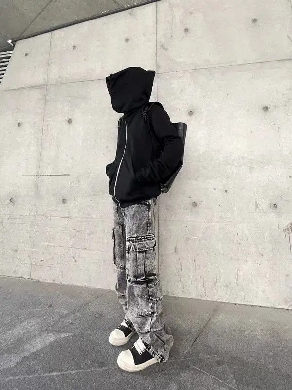 Japanese Brand Kizuki x Endo Street washed gray grunge bootcut jeans Size US 32 / EU 48 - 5 Thumbnail
