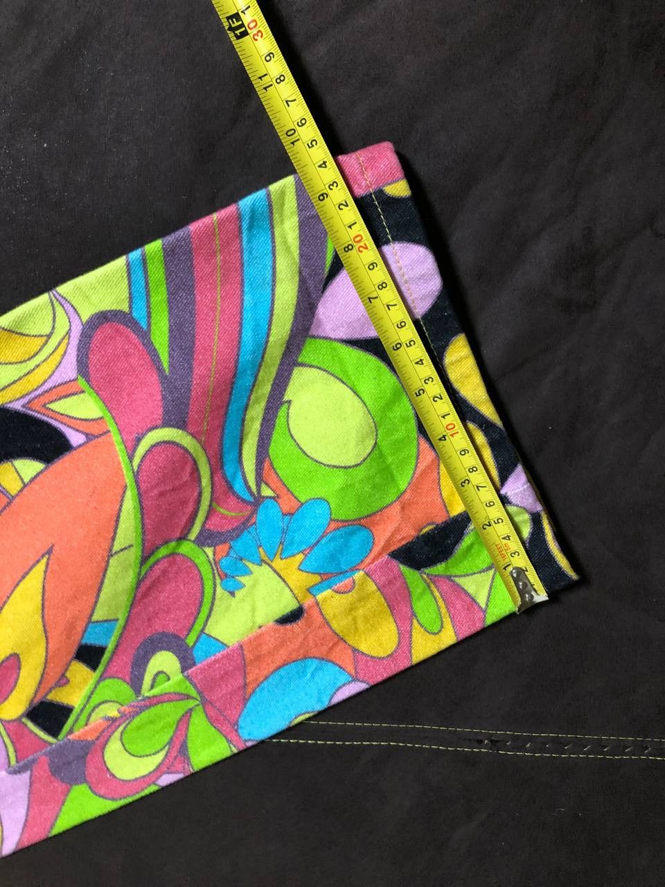 Jaded London Jaded London Tattoo Slouchy Fit Jeans Multicoloured print Size 28" / US 6 / IT 42 - 6 Thumbnail