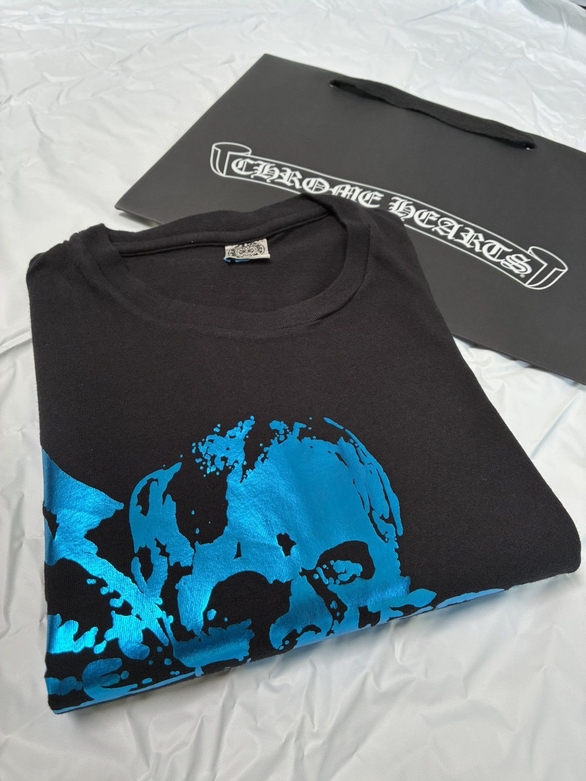 Chrome Hearts Chrome Hearts Foti metallic blue t-shirt Size US S / EU 44-46 / 1 - 8 Thumbnail