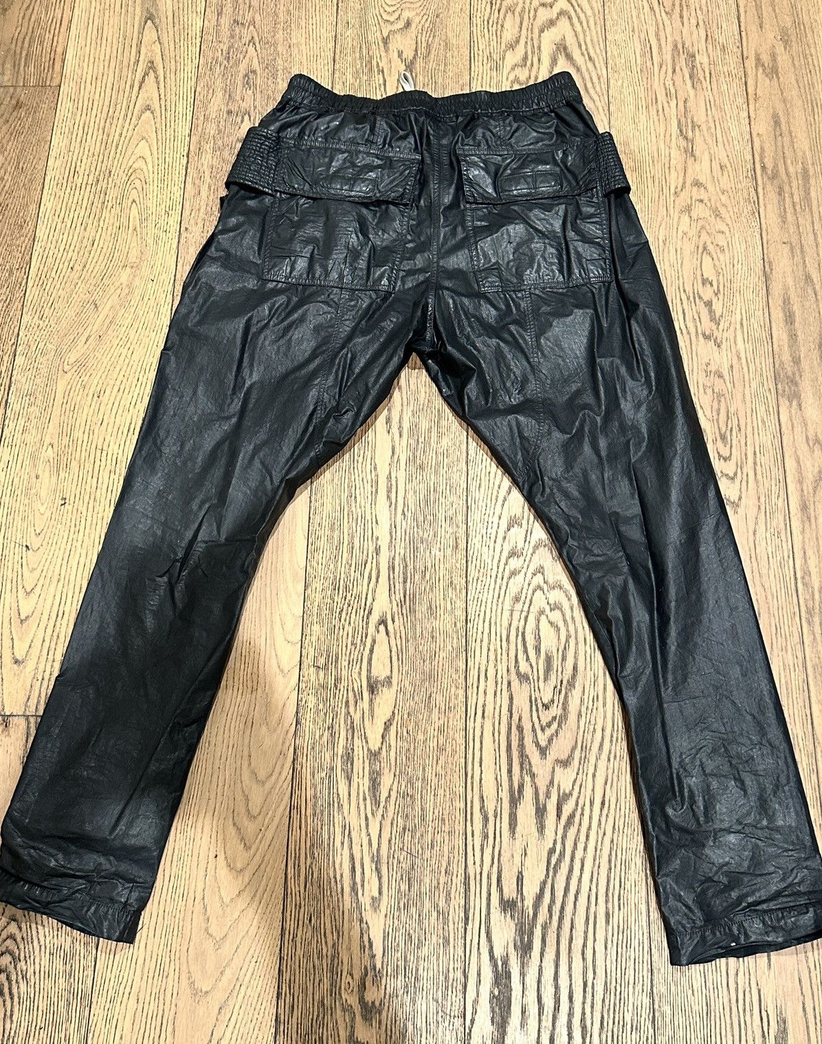 Rick Owens Rick Owens Black Creatch Cargo Pants Size US 33 - 2 Thumbnail