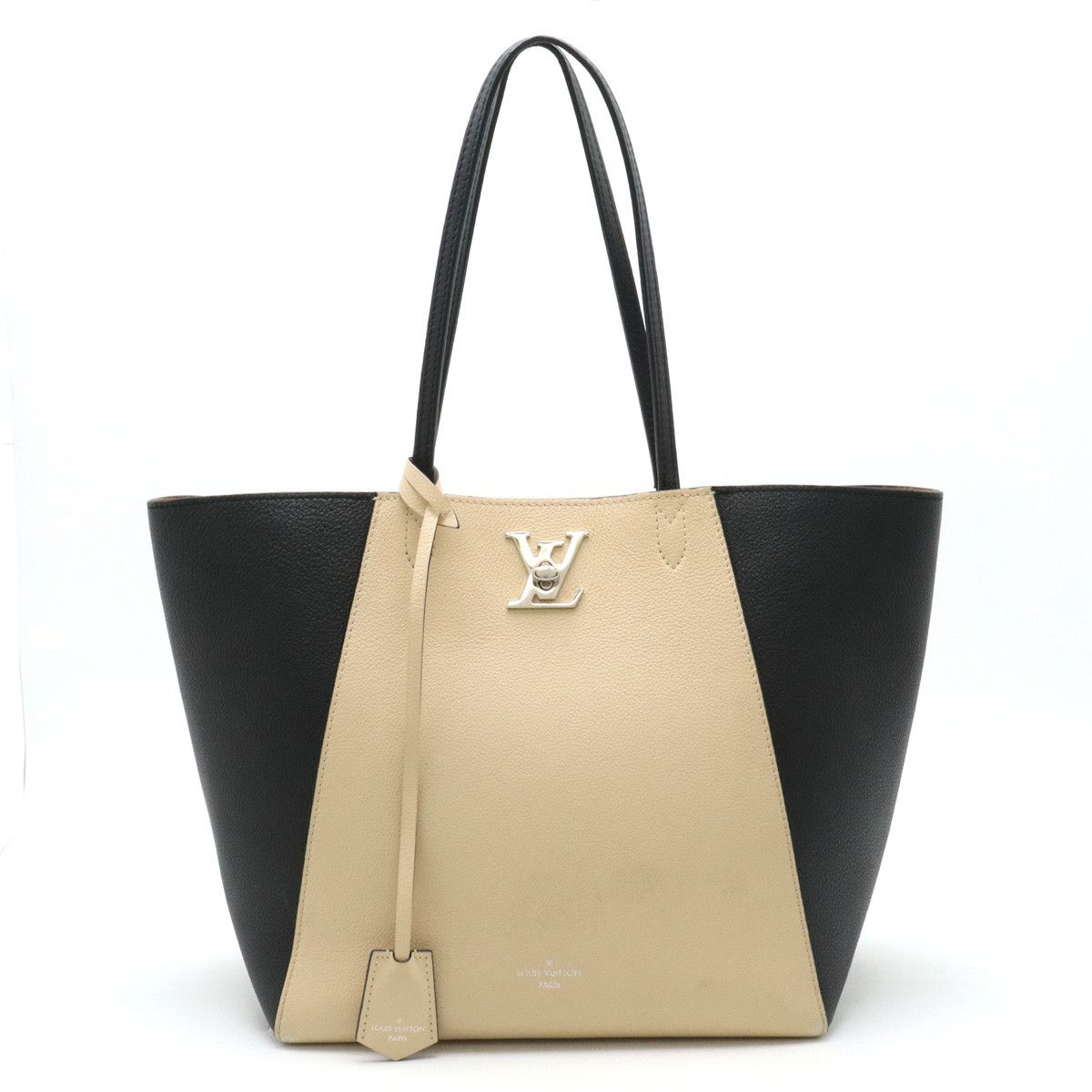 Louis Vuitton Louis Vuitton Louis Vuitton Lockme Cabas Leather Tote Bag M42289 Leather Tote Bag M42289 in Very Good Condition Size ONE SIZE - 1 Thumbnail