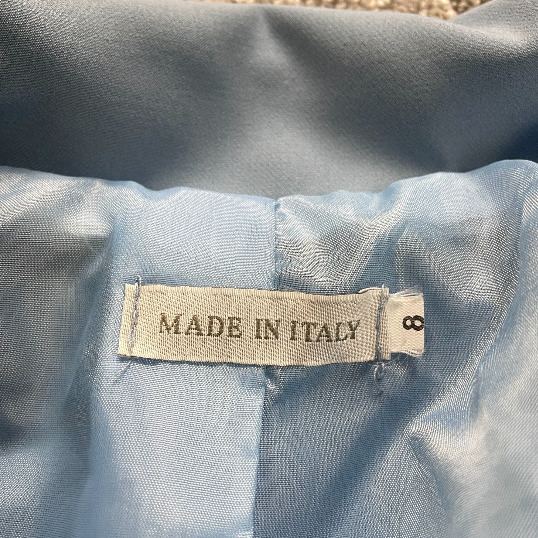 Vintage Unbranded Blazer Coat Womens 8 Pastel Blue Lined Collared Workwear Italy Blazer Coat Women Regular Blue 8 Pastel Collared Polyester Lined Vintage? No Size M / US 6-8 / IT 42-44 - 5 Thumbnail