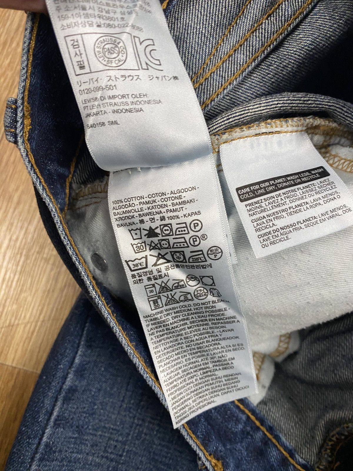 Levi's × Vintage Levi’s 505 Classic Denim Jeans Y2K Size US 29 - 8 Thumbnail