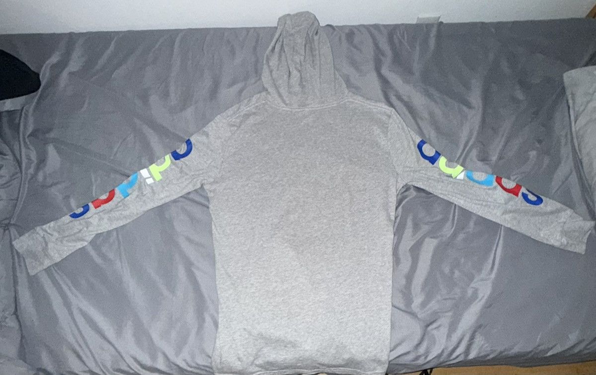 Adidas Adidas Multicolor Logo Sleeve Hooded Long Sleeve Top Size US L / EU 52-54 / 3 - 4 Thumbnail