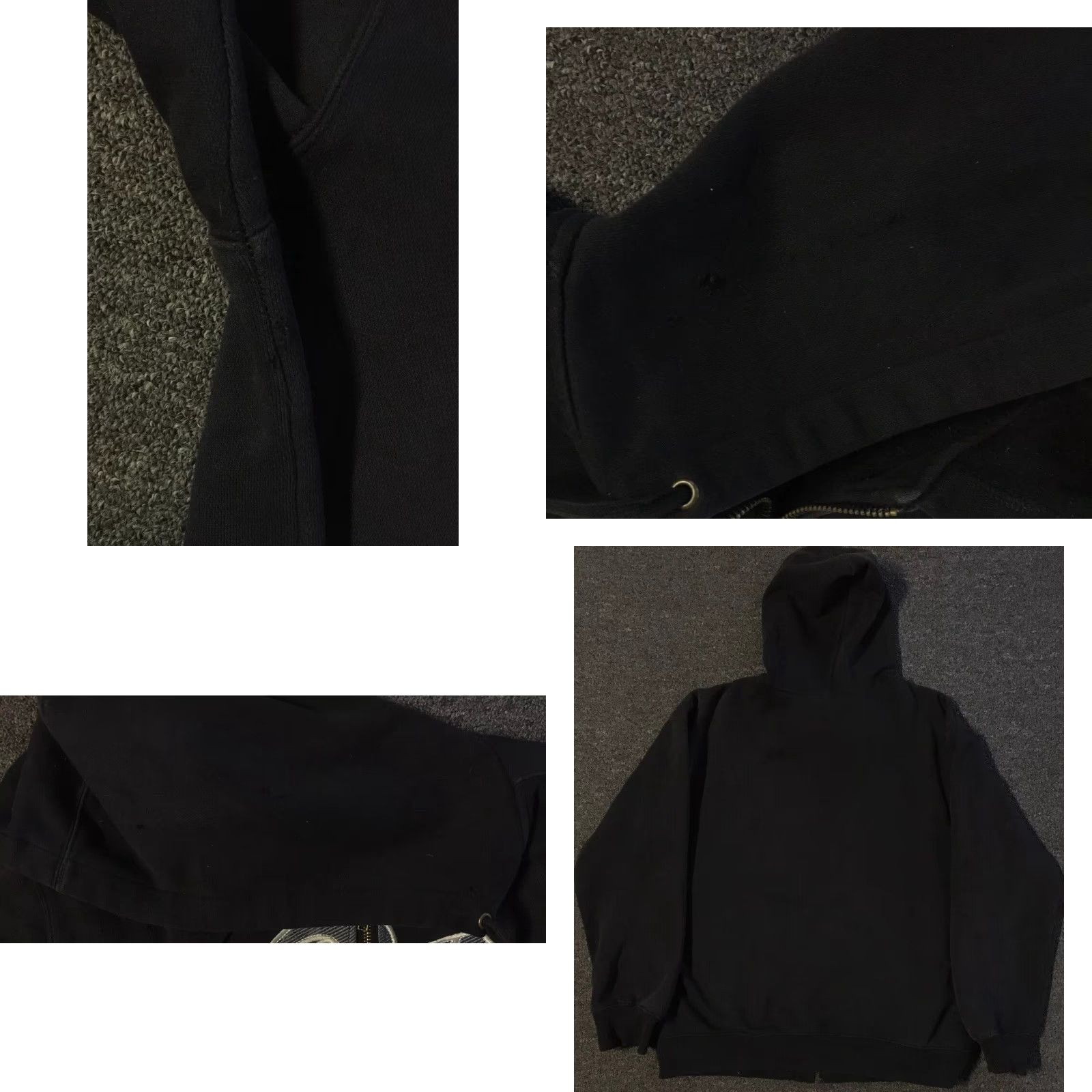 Quiksilver Vtg DVS Faded Distress Zip Hoodie S Skate Surf Grunge Punk Adio Matix Es 90s Y2K Hoodie Zip Men S Black 90s Grunge Punk Skateboard Fans Mens Size US S / EU 44-46 / 1 - 9 Thumbnail