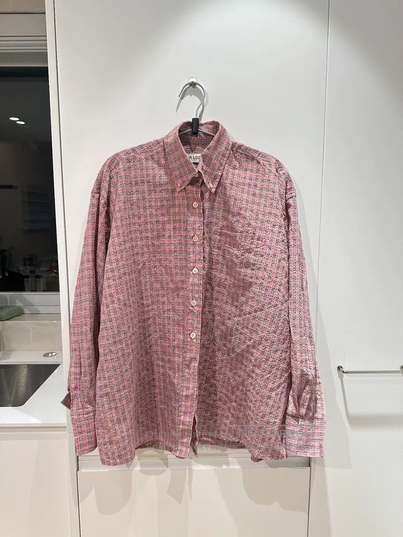 Our Legacy Our Legacy Pink checkered shirt Size US L / EU 52-54 / 3 - 1 Thumbnail