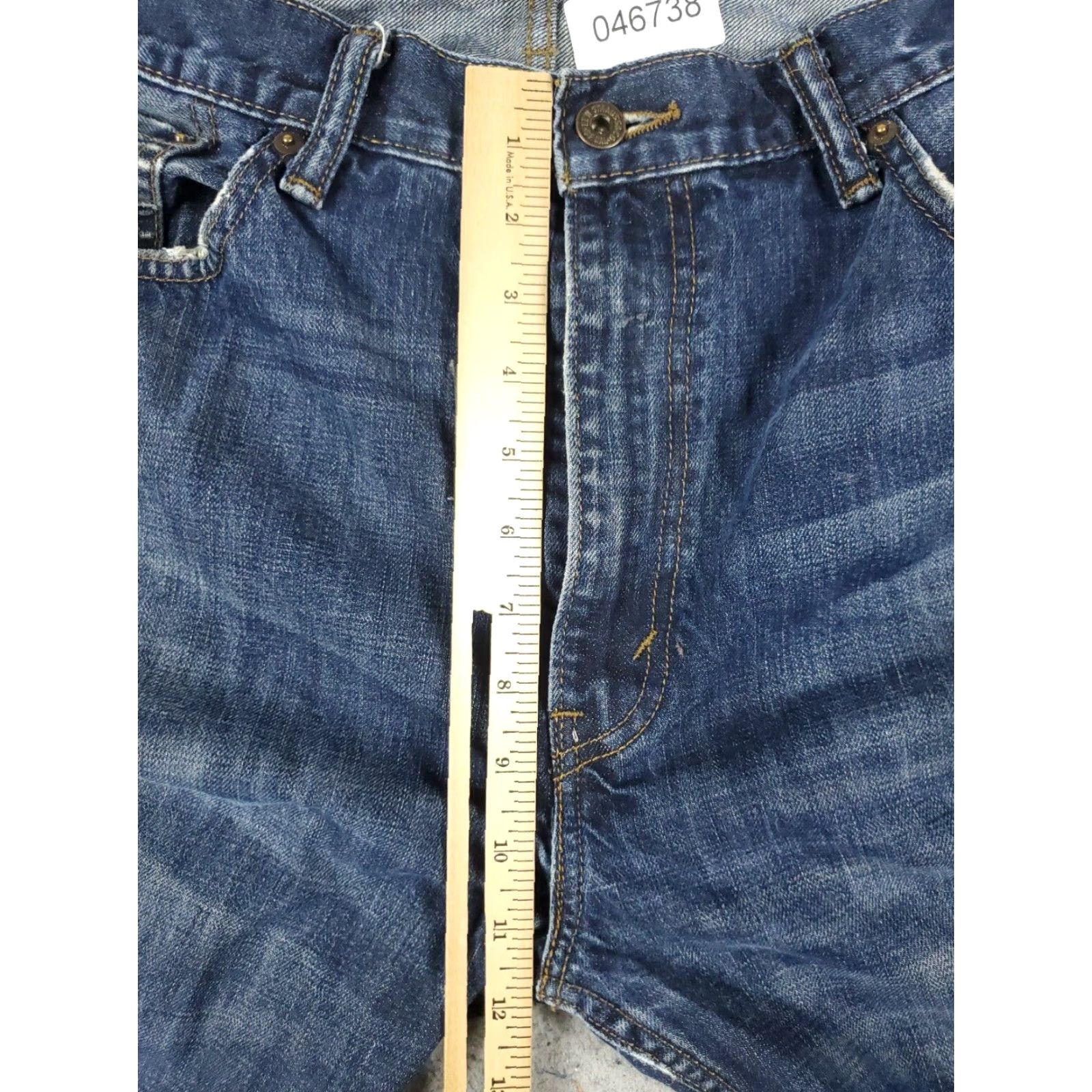 Levi's Levis 505 Mens 38x32 Extra Large XL Blue Casual Straight Leg Denim Jeans Pants Size US 38 / EU 54 - 3 Thumbnail