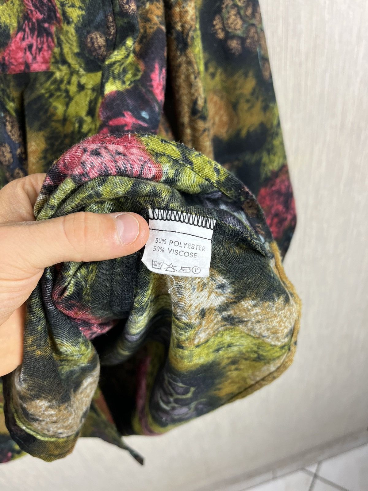 Vintage Vintage Double Duty retro crazy patterned full print shirt Size US XL / EU 56 / 4 - 15 Thumbnail