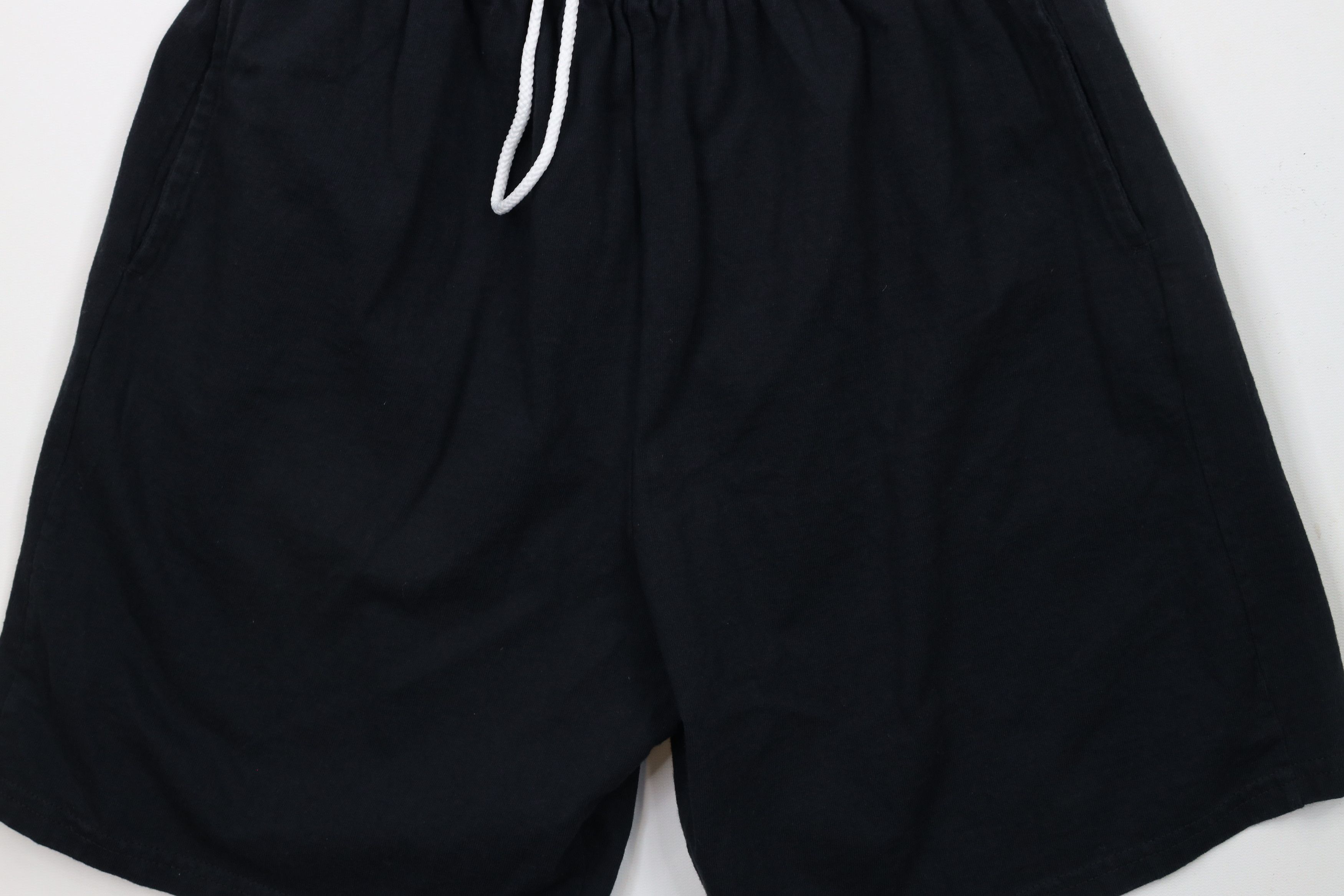 Vintage Vintage 90s Streetwear Above Knee Cotton Dad Shorts Black Size US 30 / EU 46 - 3 Thumbnail