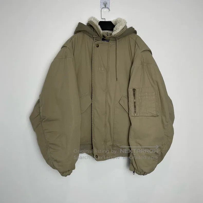 Balenciaga Balenciaga Pilot Jacket Size US S / EU 44-46 / 1 - 1 Thumbnail