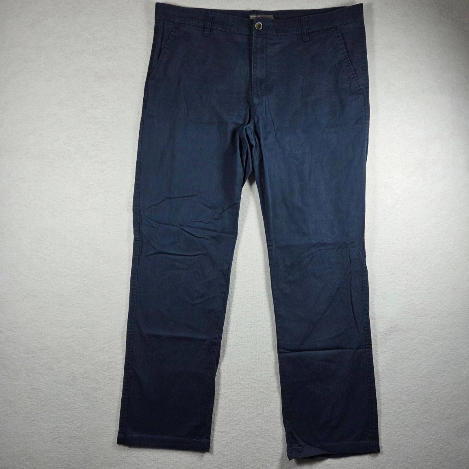 Other IKE By Ike Behar Mens Chino Pants Size 36x32 Dark Blue Size US 36 / EU 52 - 1 Thumbnail