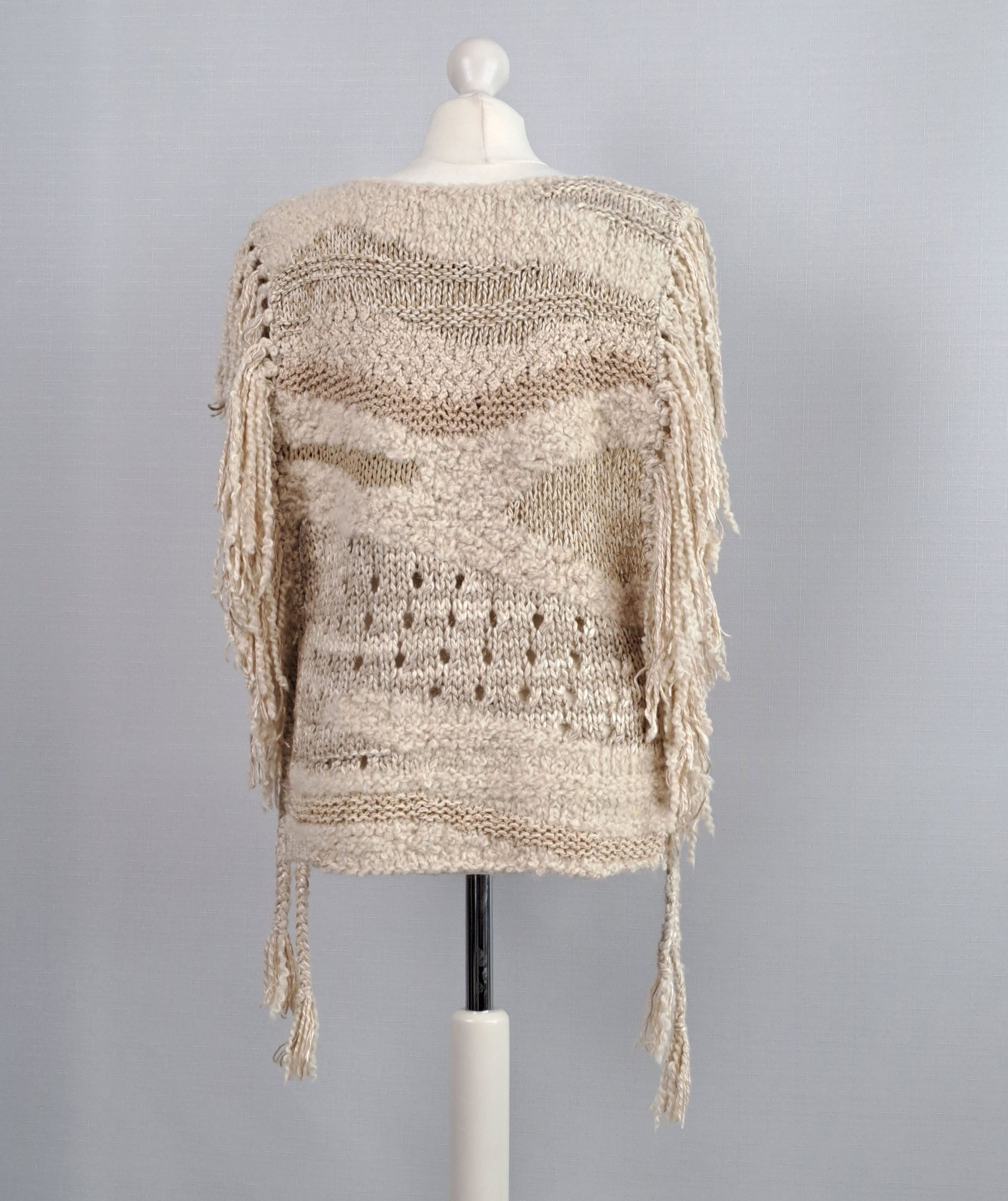 Isabel Marant Isabel Marant Peyton fringe multi knit poncho. Size 38 Size M / US 6-8 / IT 42-44 - 3 Thumbnail