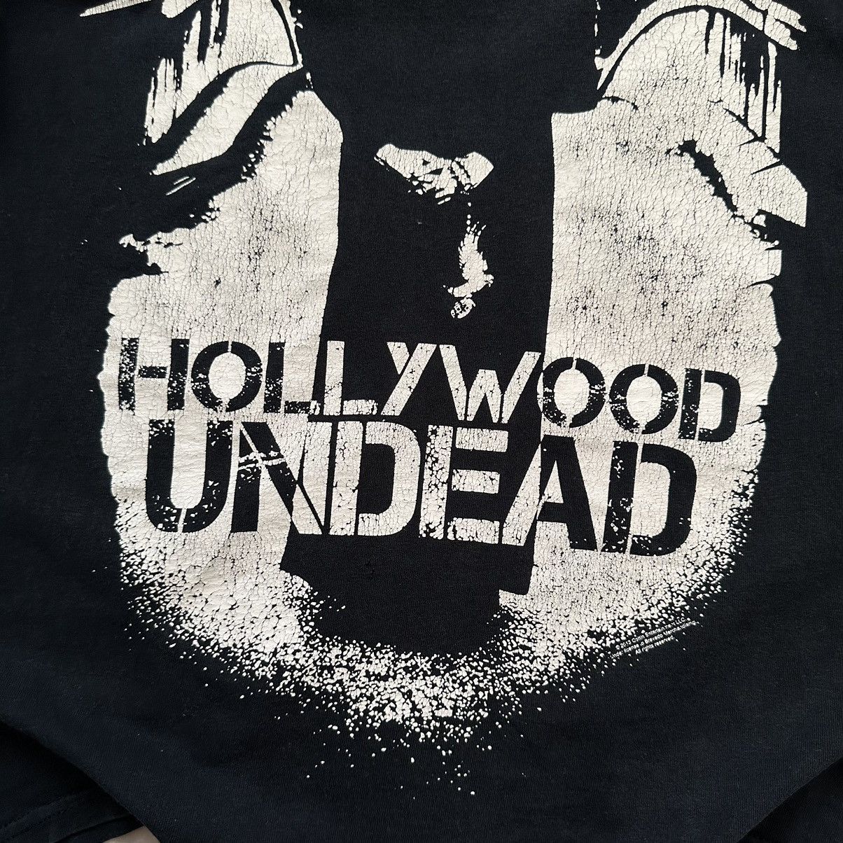 Band Tees × Vintage Vintage Hollywood Undead Band Rock T-Shirt Korn Deftones Size US L / EU 52-54 / 3 - 6 Thumbnail