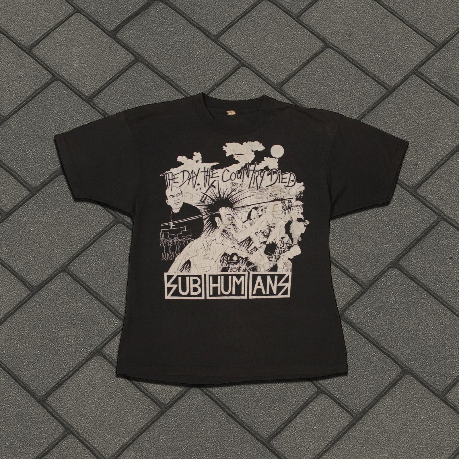 Vintage 80’s Subhumans The Day The Country Died Tee Size US XL / EU 56 / 4 - 1 Thumbnail