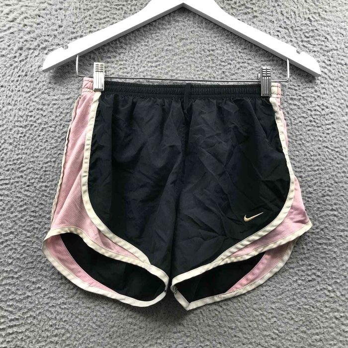 Nike Nike Shorts Women's Size XS Dri-Fit Logo Built In Underwear Pink White  Black