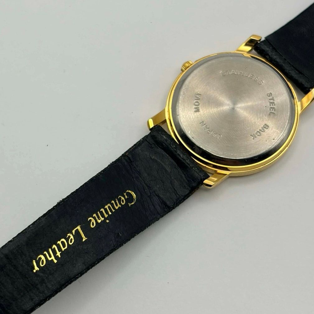 Other Vintage Gold & Black Men's Time Watch Size ONE SIZE - 4 Thumbnail