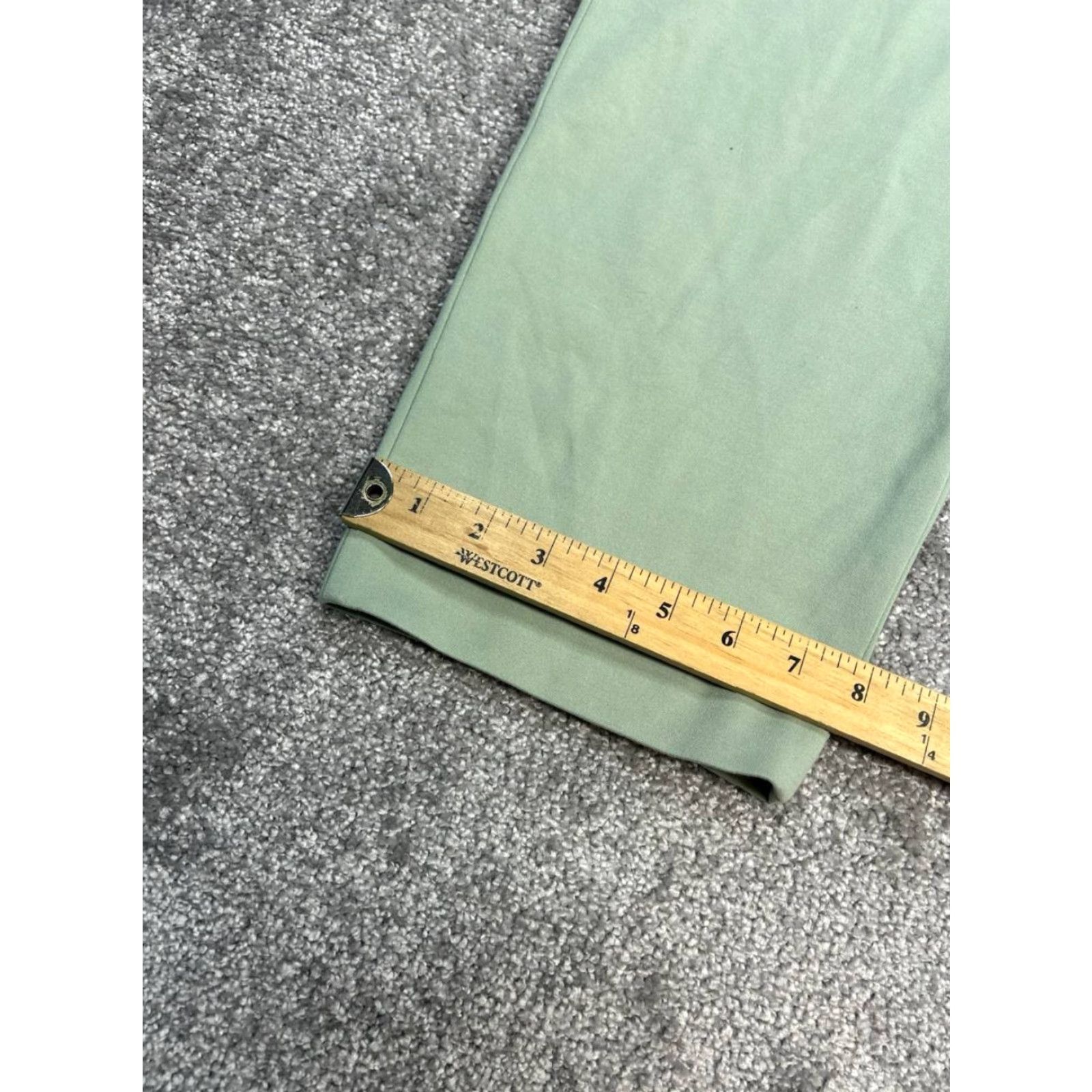 Rag & Bone Rag & Bone Roxie Linen Pants Women XL Green Cotton Stretch Self Tie Belt Tapered Dress Pants Modern Size 40" / US 18 - 6 Thumbnail