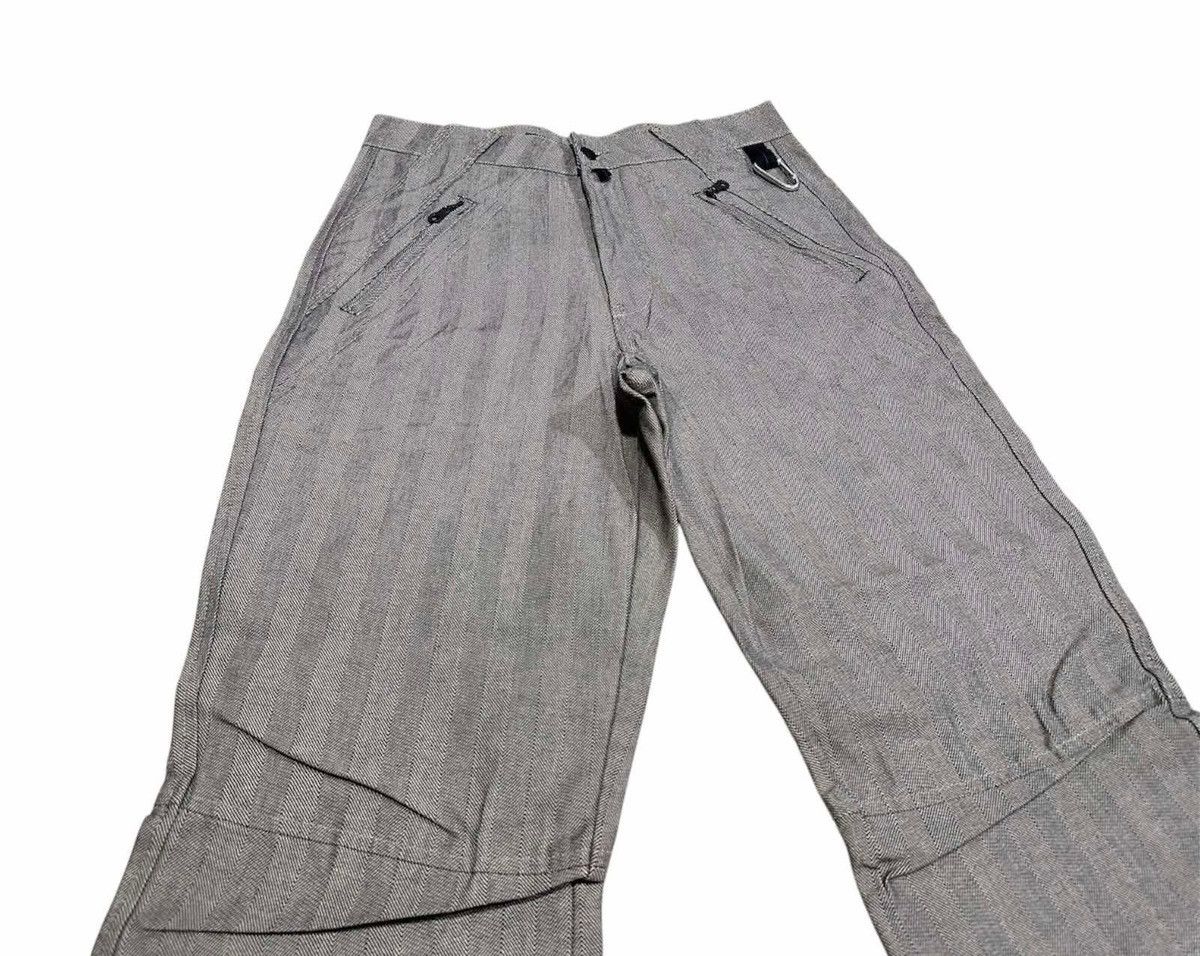 If Six Was Nine × Le Grande Bleu (L.G.B.) × Marithe + Francois Girbaud 🔥Y2K Vintage Marithe Francois Girbaud Baggy Pants Flared Size US 30 / EU 46 - 2 Thumbnail