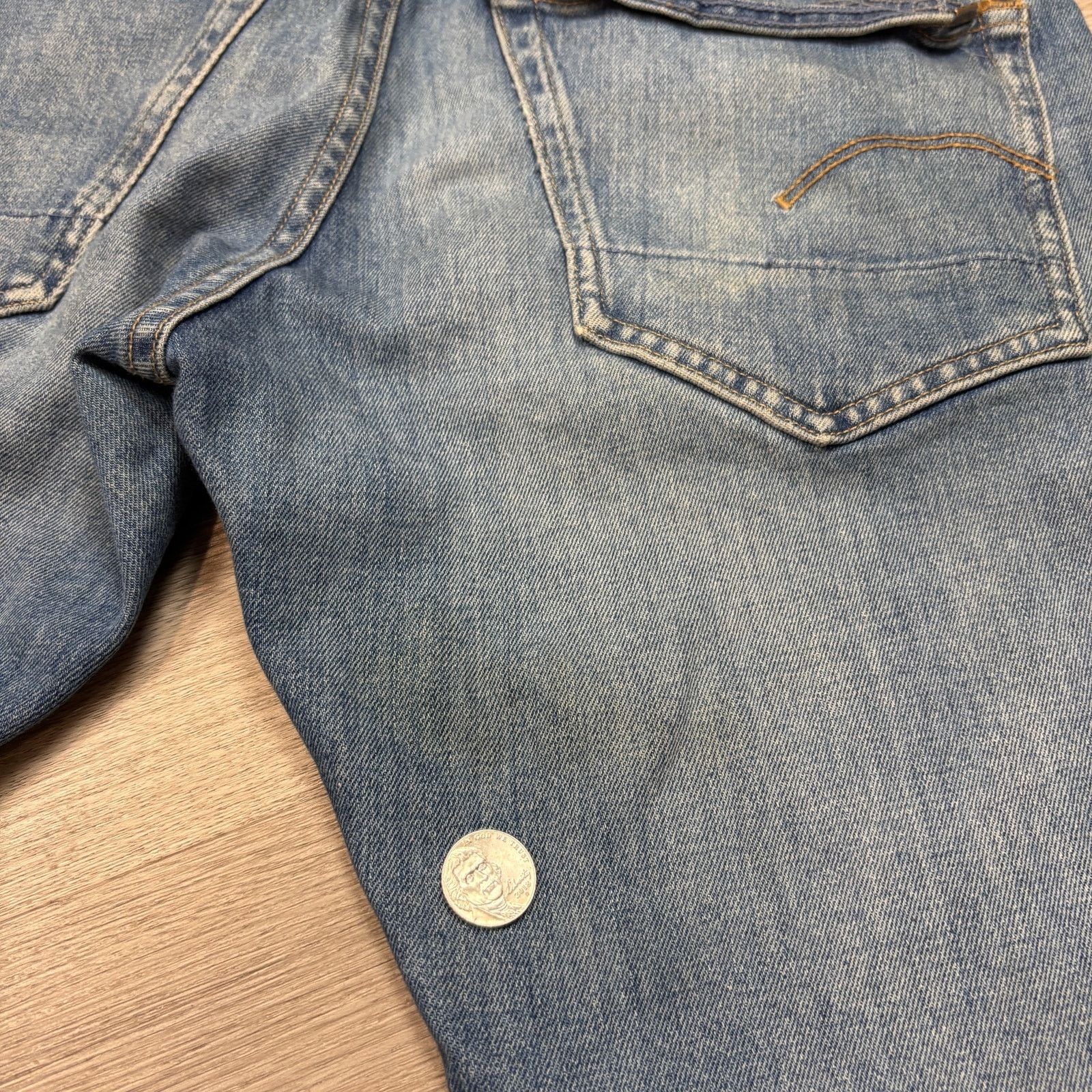 G-Star G Star Raw 3301 Slim Jeans Men's 31x31 Minimalist Casual Size US 31 - 12 Thumbnail
