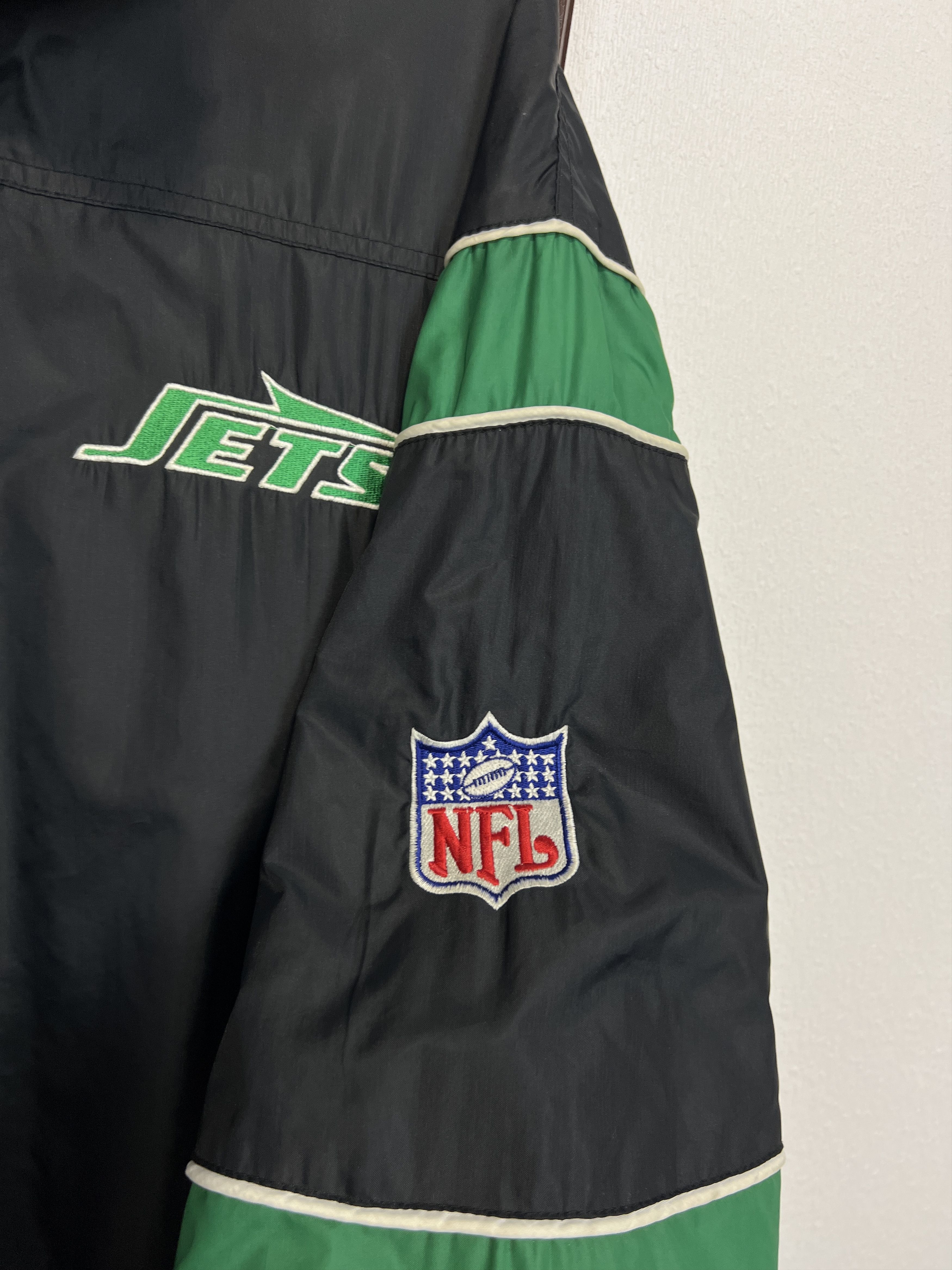 Starter Vintage 90's New York Jets Jacket NFL Track Top Zip Rare Size US L / EU 52-54 / 3 - 5 Thumbnail