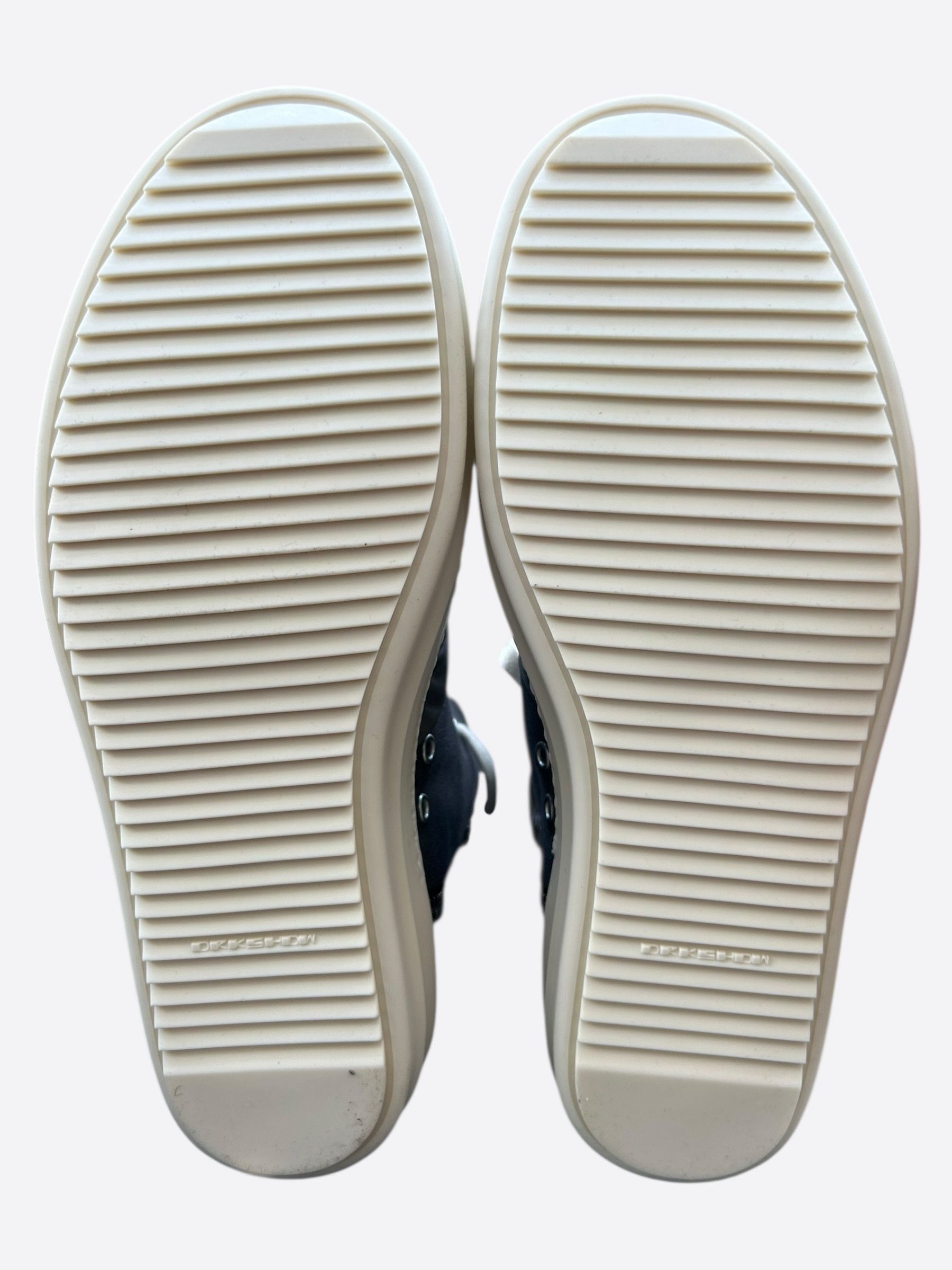 Rick Owens Rick Owens Black & White Hustler High Top Sneakers Size US 10.5 / EU 43-44 - 7 Thumbnail