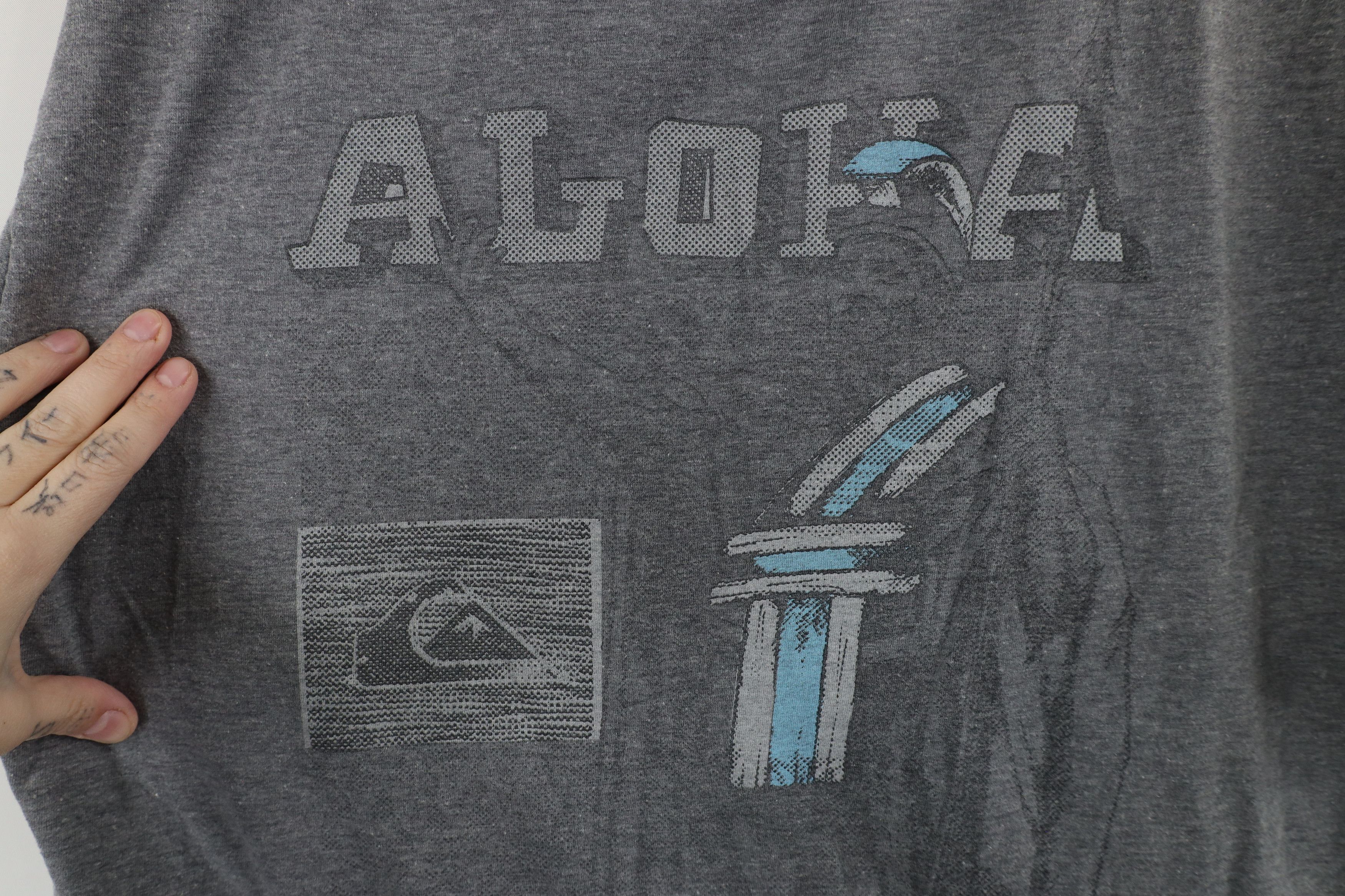 Quiksilver × Vintage Vintage Quiksilver Surfing Out Aloha Hawaii T-Shirt Gray Size US XL / EU 56 / 4 - 6 Thumbnail