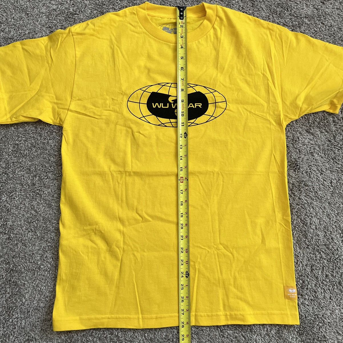 Wu-Tang Clan 🔴Wu-Wear Shirt Size Medium Yellow Wu-Tang Globe Rza Gza Size US M / EU 48-50 / 2 - 5 Thumbnail