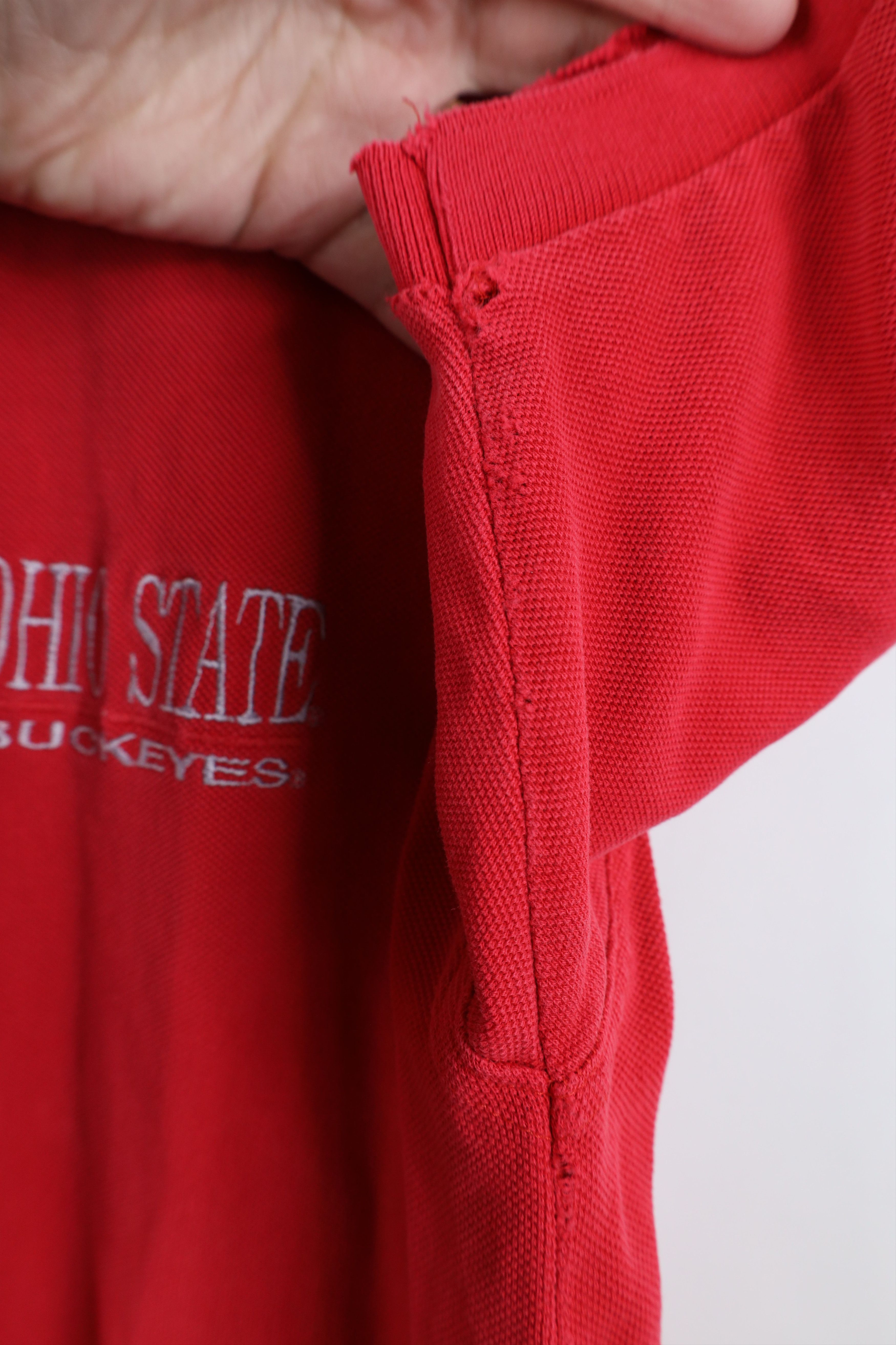 Vintage Vintage 90s Ohio State University Football Golf Polo Shirt Size US M / EU 48-50 / 2 - 11 Thumbnail