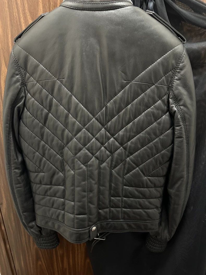 Dior dior homme black striped leather jacket Size US S / EU 44-46 / 1 - 4 Thumbnail
