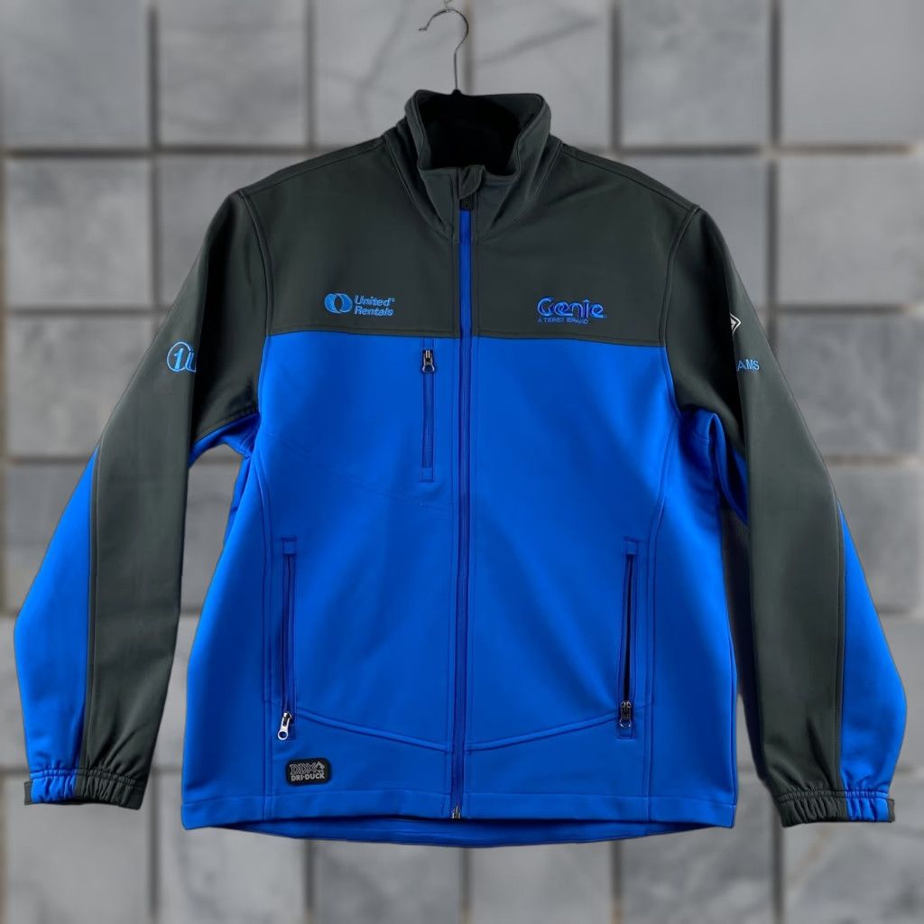 Vintage DRI DUCK Jacket Mens M Medium Black Blue Full Zip Weather Resistant Performance Size US M / EU 48-50 / 2 - 1 Thumbnail
