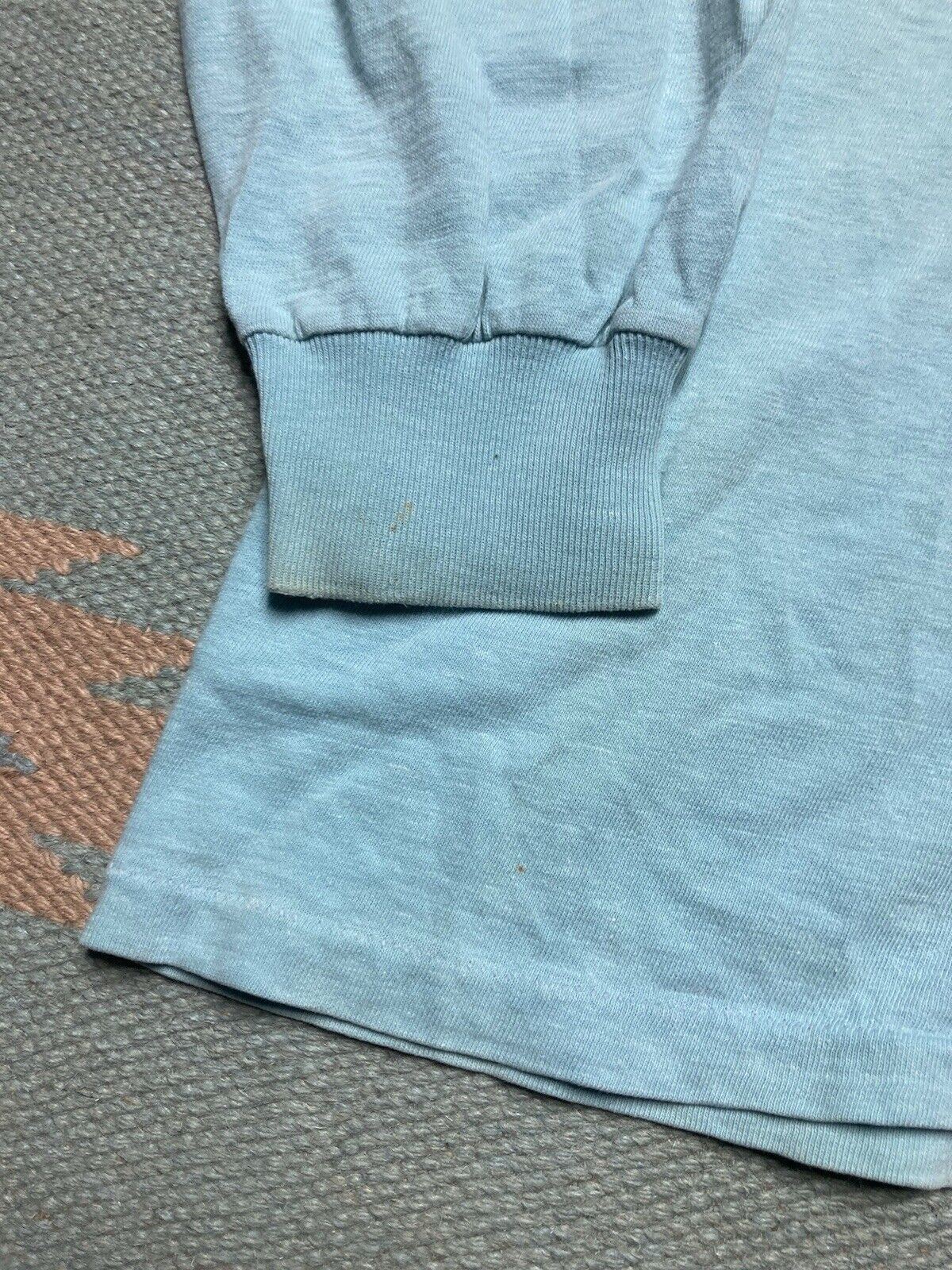 Vintage VTG 60s polo shirt mayo spruce soft cotton turtleneck medium Size US M / EU 48-50 / 2 - 2 Thumbnail