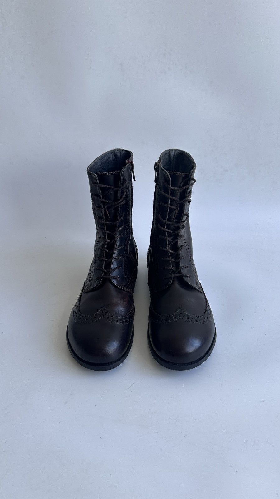 Birkenstock Rare Birkenstock Leather Brogue Boots Wingtip Zip Comfort Size US 8 / IT 38 - 4 Thumbnail
