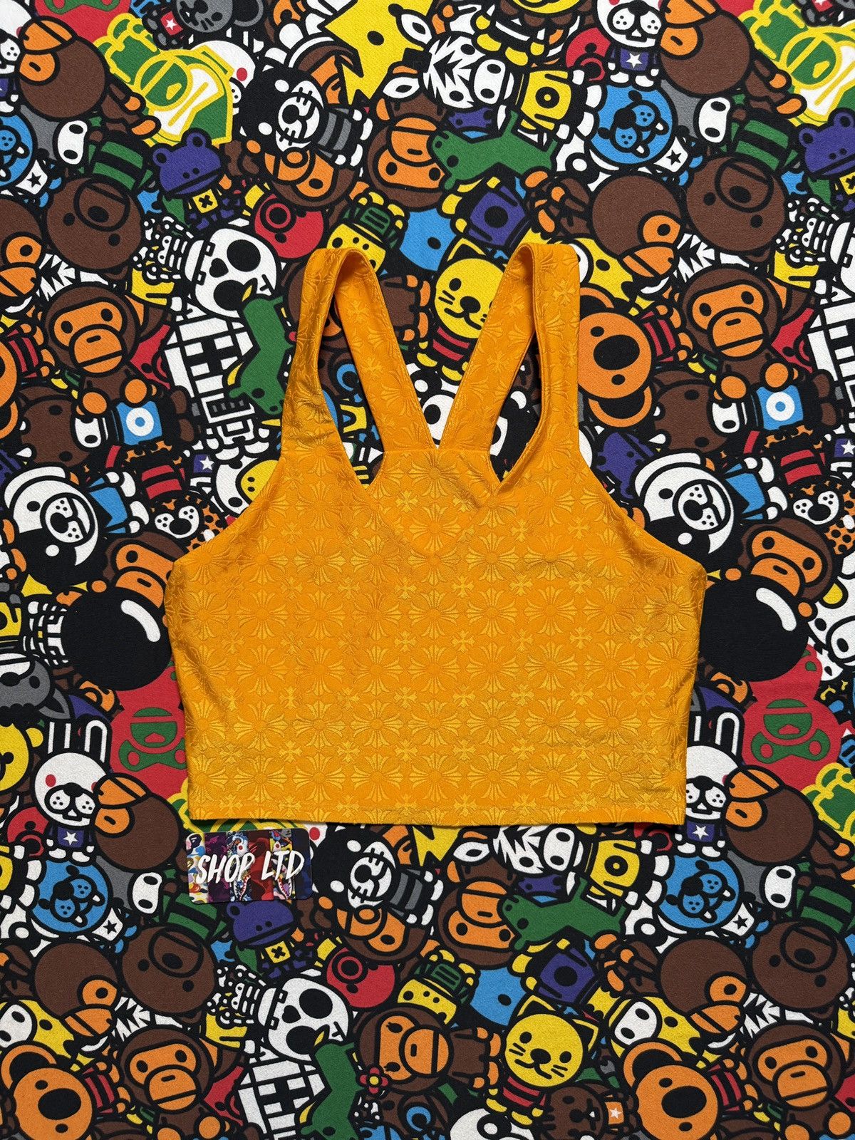 Chrome Hearts Chrome Hearts Women’s Marigold 5 Suede Sports Top Size M / US 6-8 / IT 42-44 - 1 Thumbnail