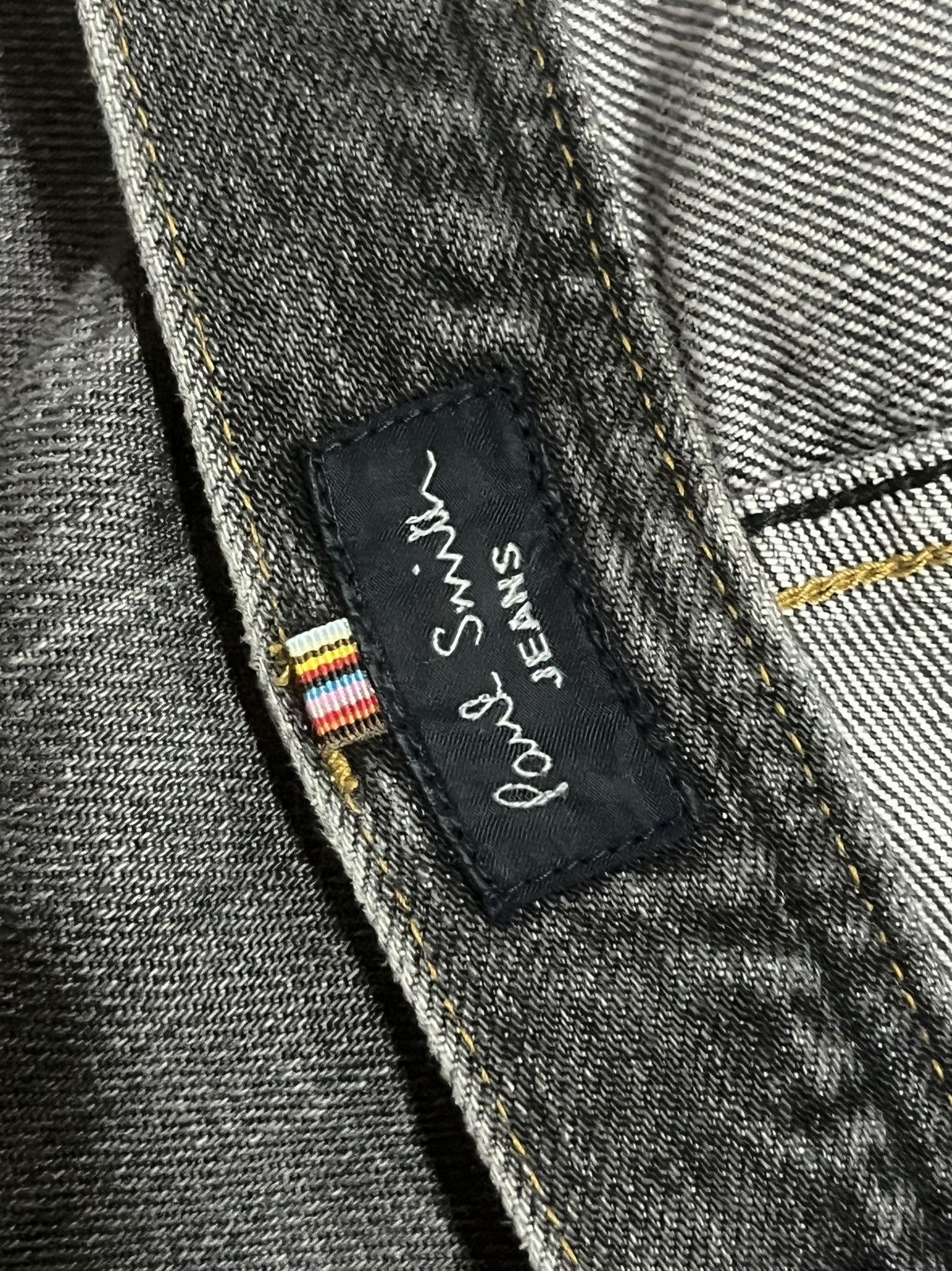 Paul Smith ⚡️Loose Fit⚡️Vintage Designer Paul Smith Black Faded Jeans Size US 34 / EU 50 - 18 Thumbnail