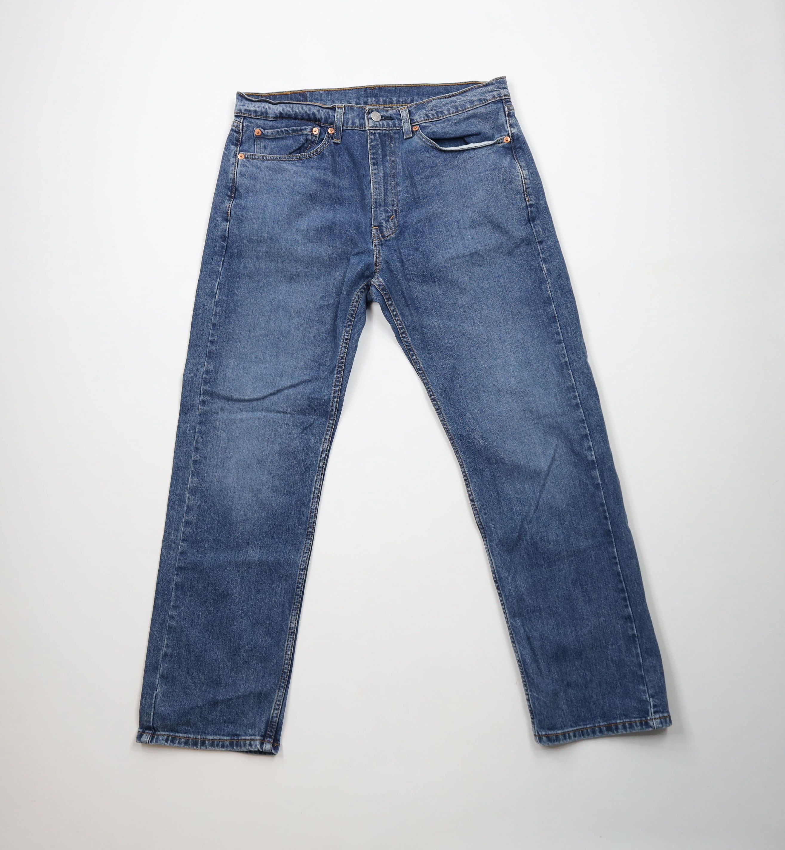 Levi's × Vintage Vintage Y2K Levis Stretch Regular Fit Denim Jeans Blue Size US 34 / EU 50 - 1 Thumbnail