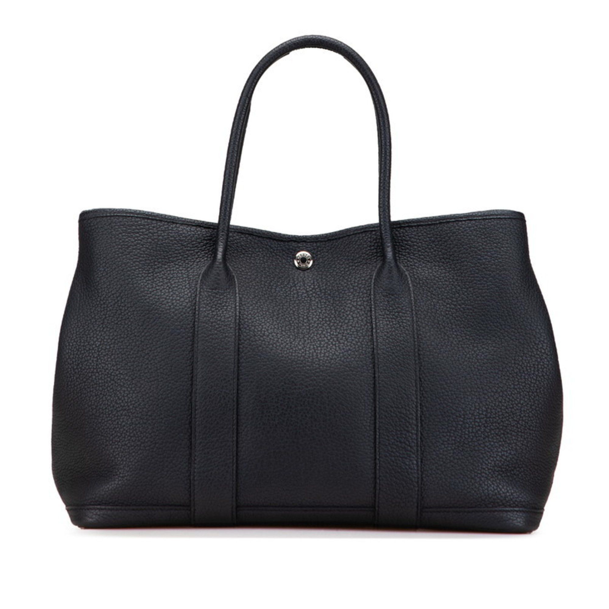Hermes Hermès Garden Party PM Tote Bag, Black with Silver Hardware and Negonda, Women's, HERMES Size ONE SIZE - 1 Thumbnail