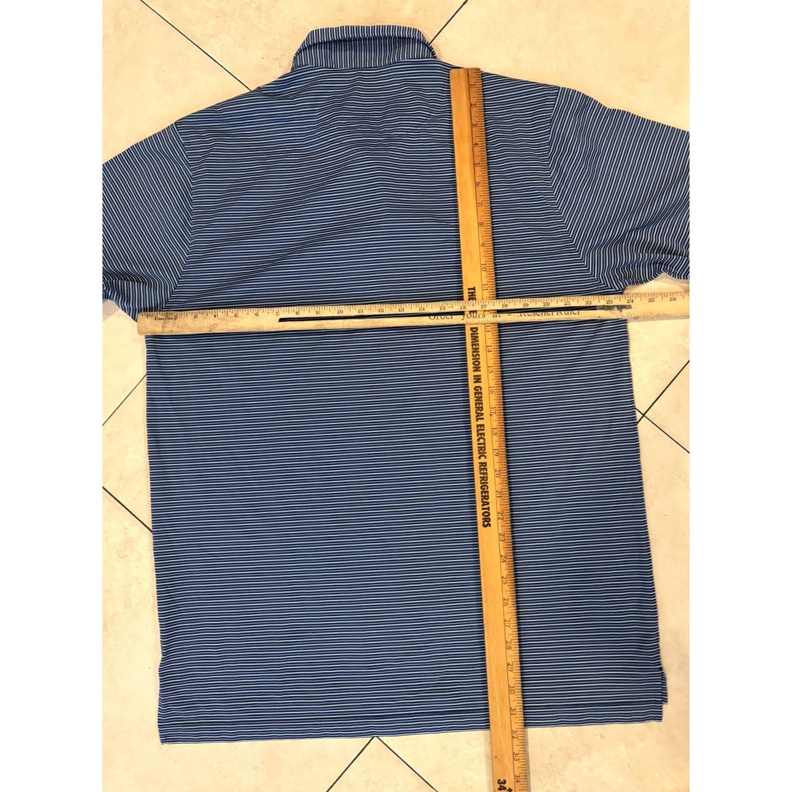 Vintage Donald Ross Polo Shirt Mens L Oak Hill Golf Club Striped Golf Size US L / EU 52-54 / 3 - 6 Thumbnail