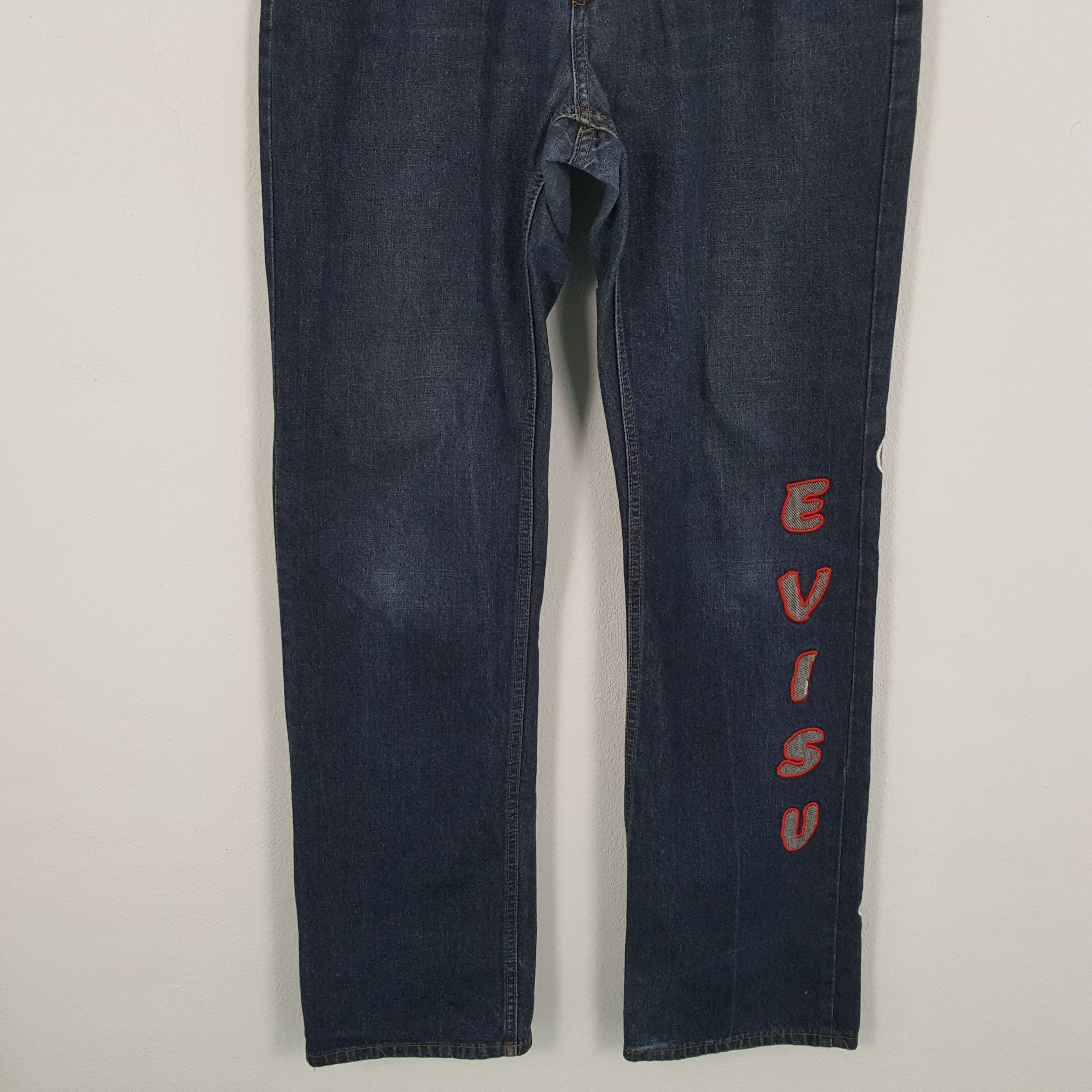 Japanese Brand × Vintage EVISU Japanese Brand Streetwear Custom Daicock Style Jeans Size US 31 - 6 Thumbnail