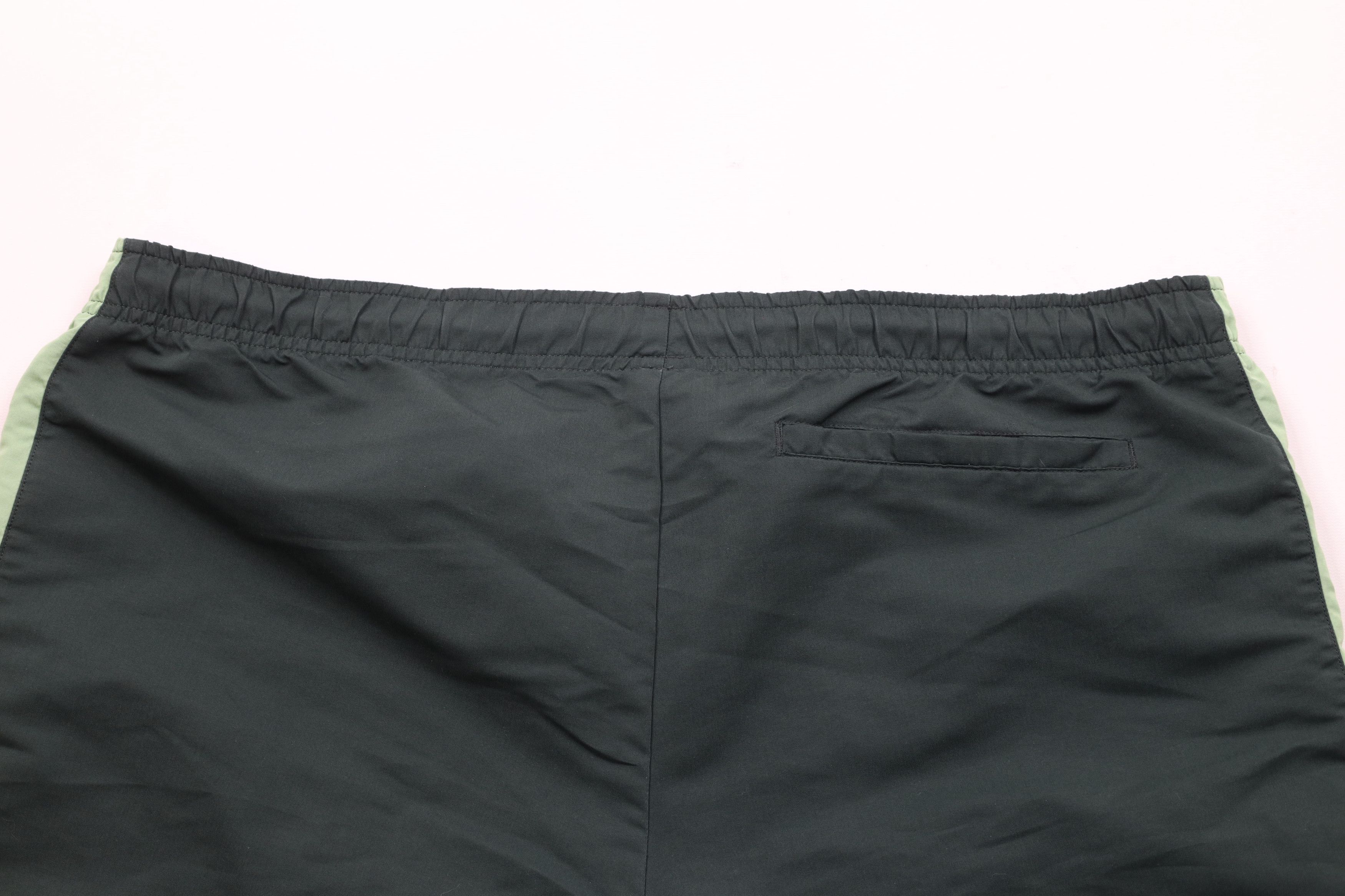 Nike × Vintage Vintage 90s Y2K Nike Travis Scott Mini Swoosh Shorts Green Size US 36 / EU 52 - 9 Thumbnail