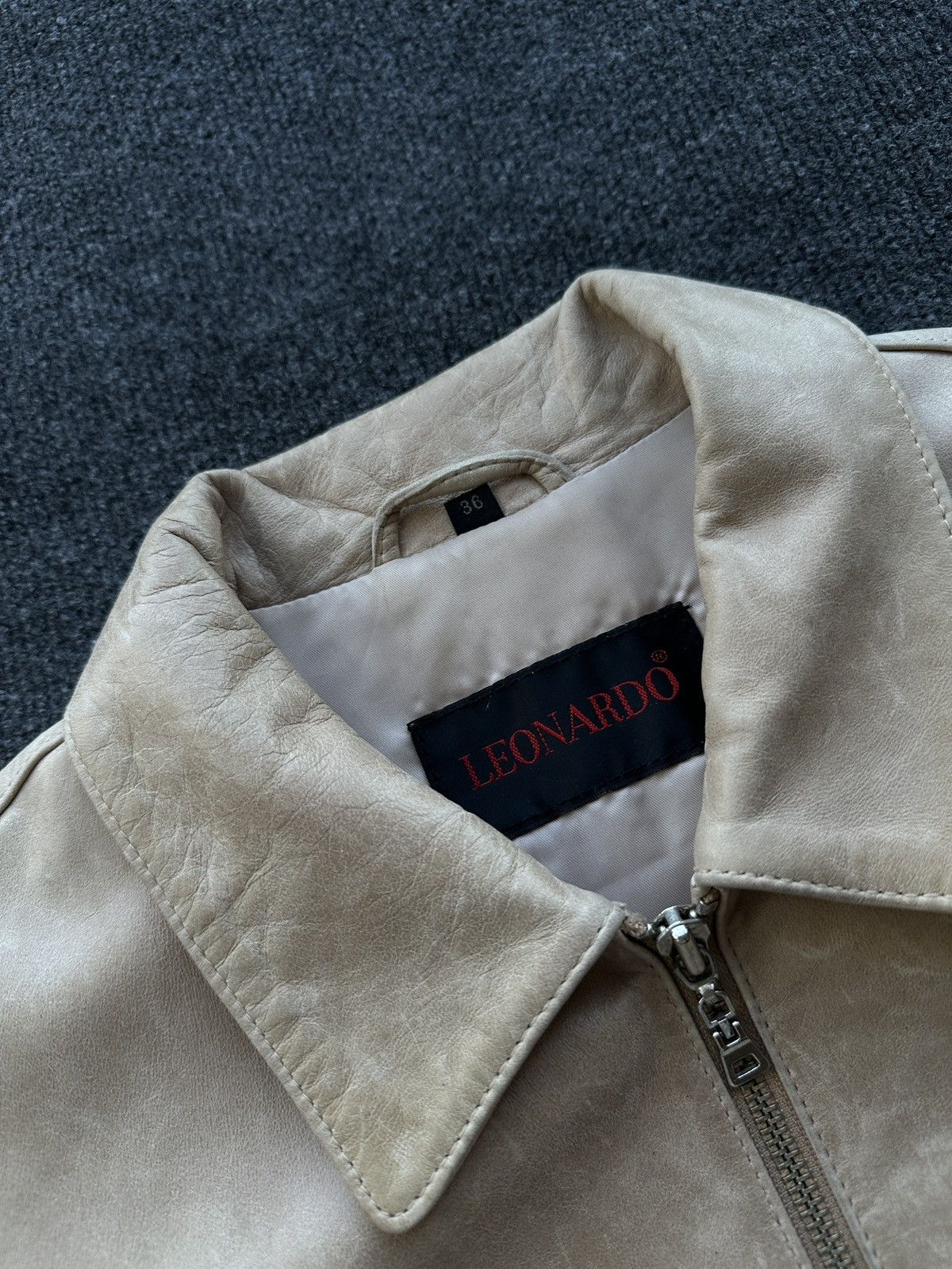 Leather 🚨 LEATHER WOMEN OPIUM LUXURY JACKET ZIP AVANT GARDE POCKET Size XS / US 0-2 / IT 36-38 - 6 Thumbnail