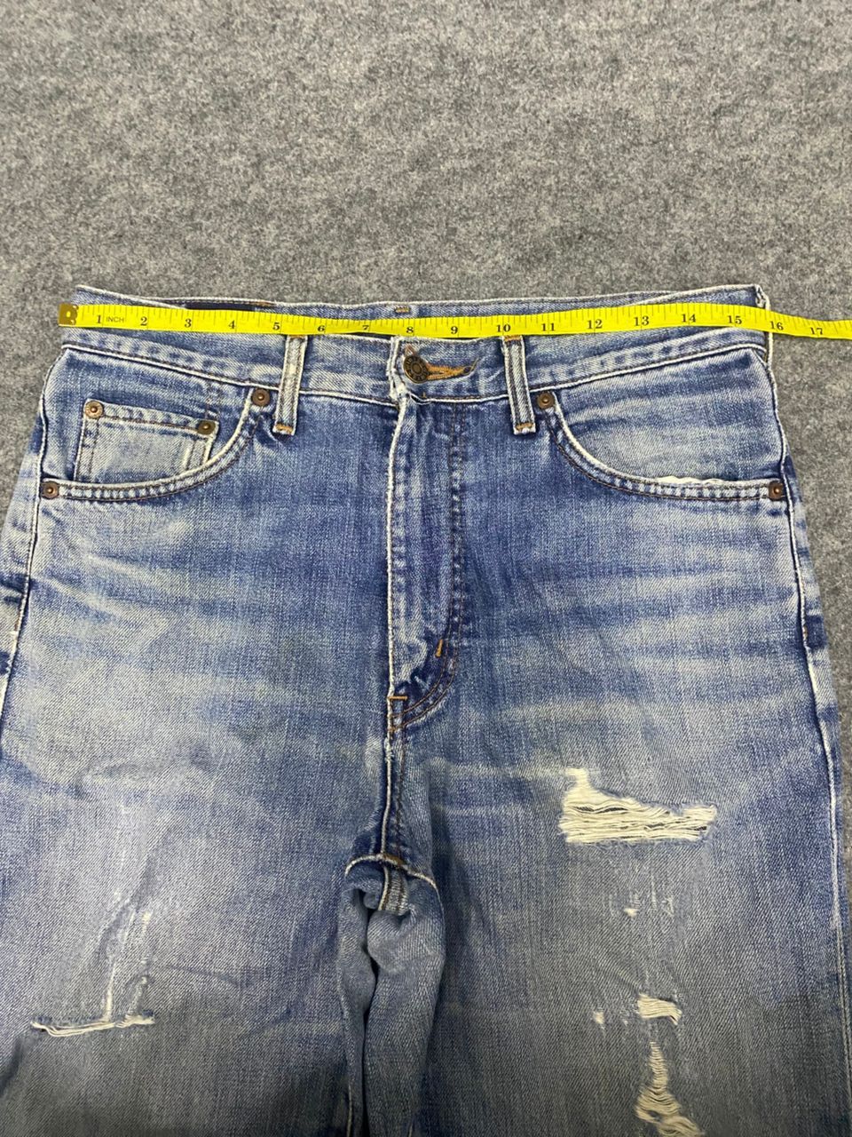 If Six Was Nine 💥Best Offer💥Vintage Edwin 503 Distressed Denim Size US 32 / EU 48 - 4 Thumbnail