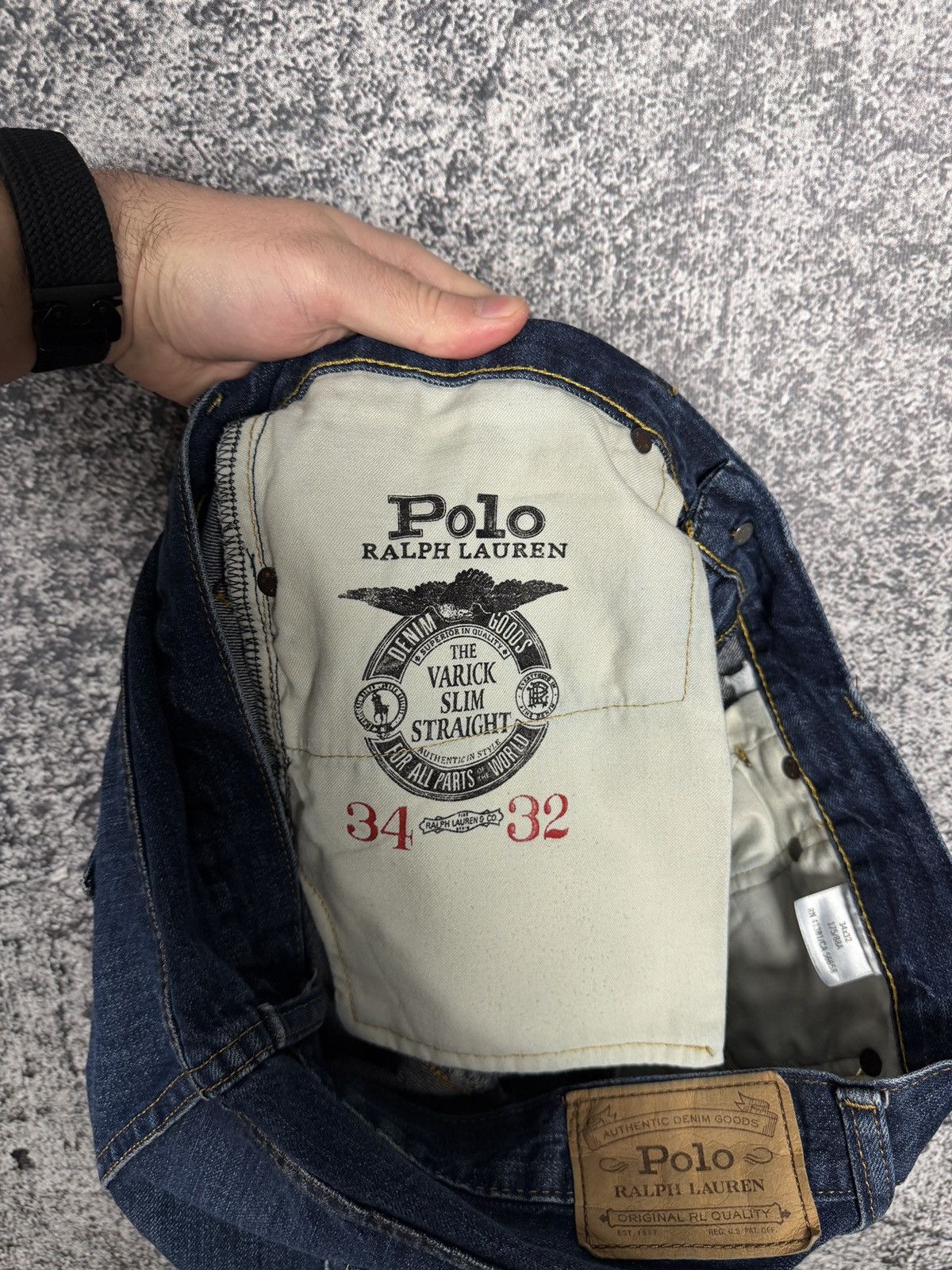 Polo Ralph Lauren Polo Ralph Lauren Jeans Blue Straight Leg Denim Pants 34x32 Size US 34 / EU 50 - 9 Thumbnail
