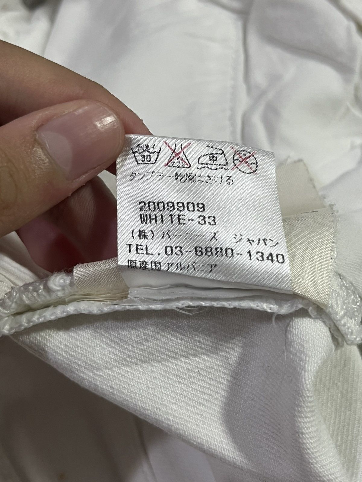 Acne Studios Acne Studio Slim Skinny Stretch White Denim Size US 33 - 11 Thumbnail
