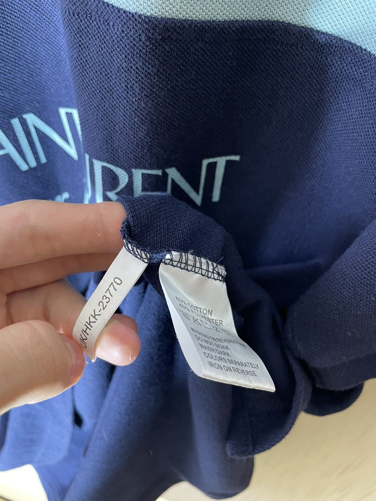 Vintage × Yves Saint Laurent Yves Saint Laurent vintage polo shirt Size US XL / EU 56 / 4 - 8 Thumbnail