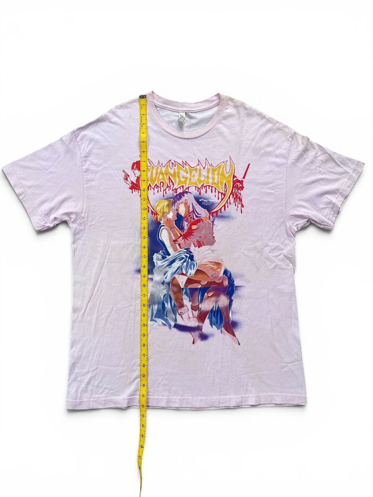 Japanese Brand Rare Neon Genesis Evangelion Waifu Tee Love is Destructive Size US XL / EU 56 / 4 - 9 Thumbnail